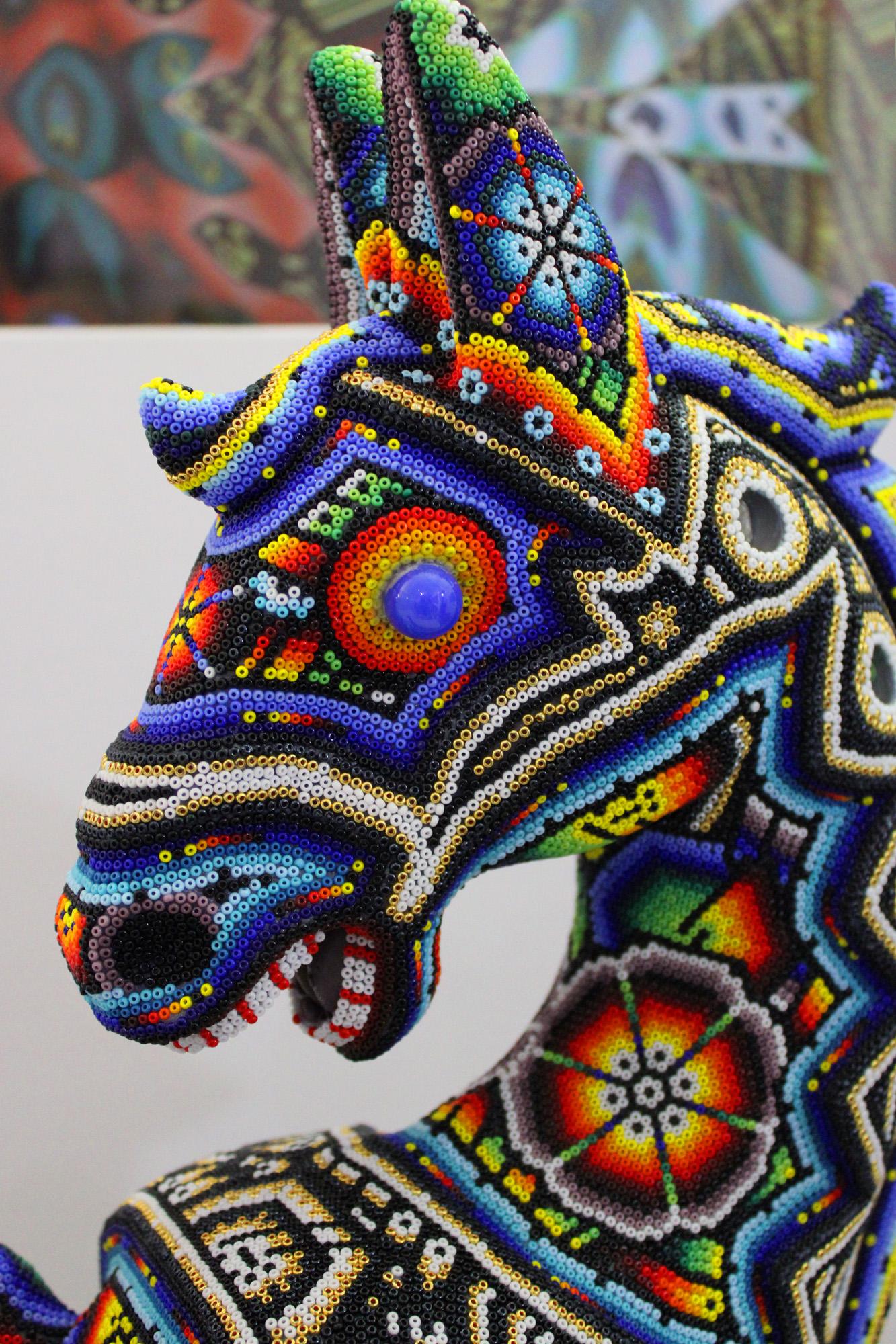 ALTERATION ART . . . is a collaboration process between Rick Wolfryd, fine artist and art dealer with over 40 years experience, and various Mexican Huichol artists and Mexican Huichol art studios that Rick has been drawn to, after 10 plus years of