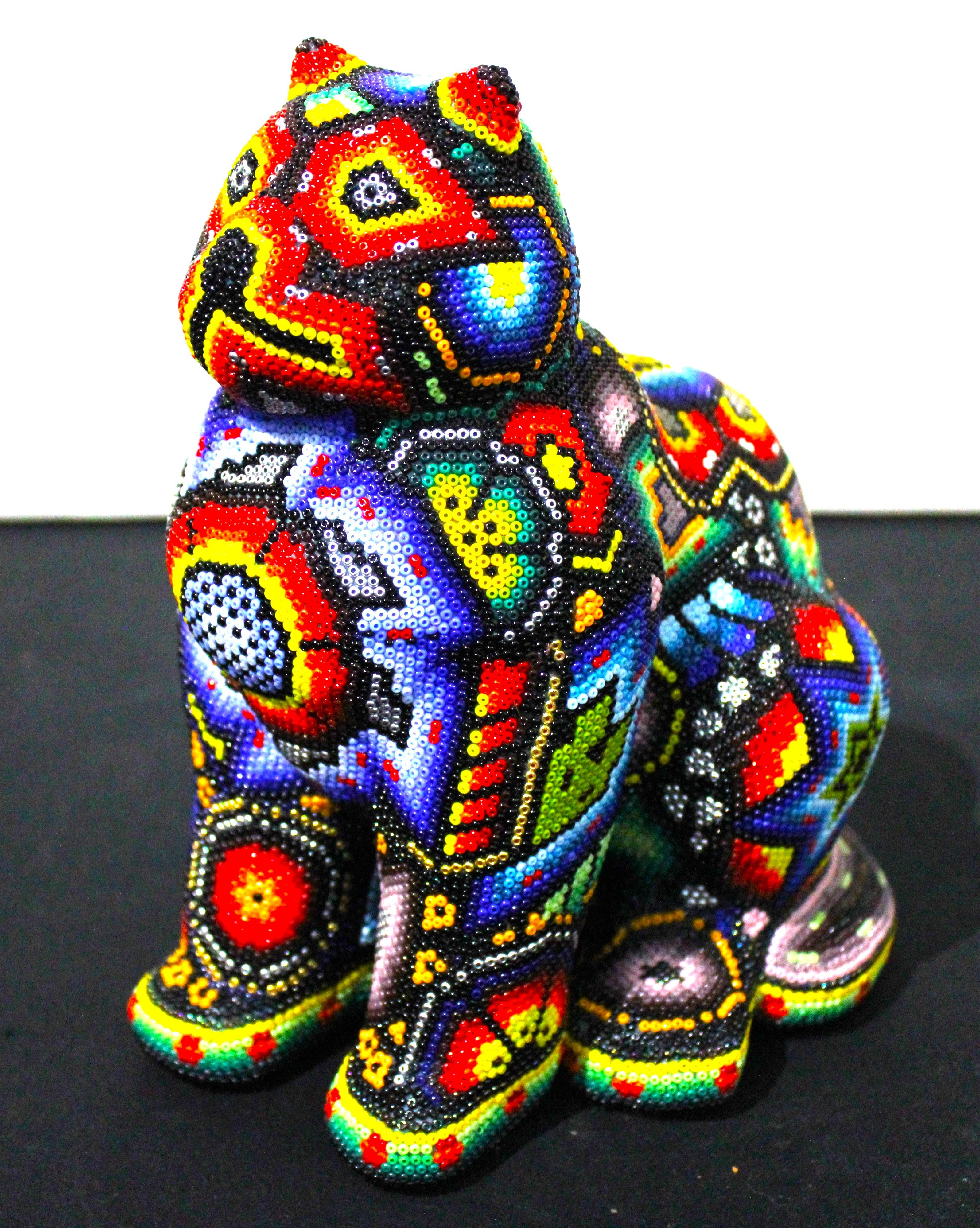 Figurative Sculpture di CHROMA aka Rick Wolfryd  - Gatti con 9 vite I