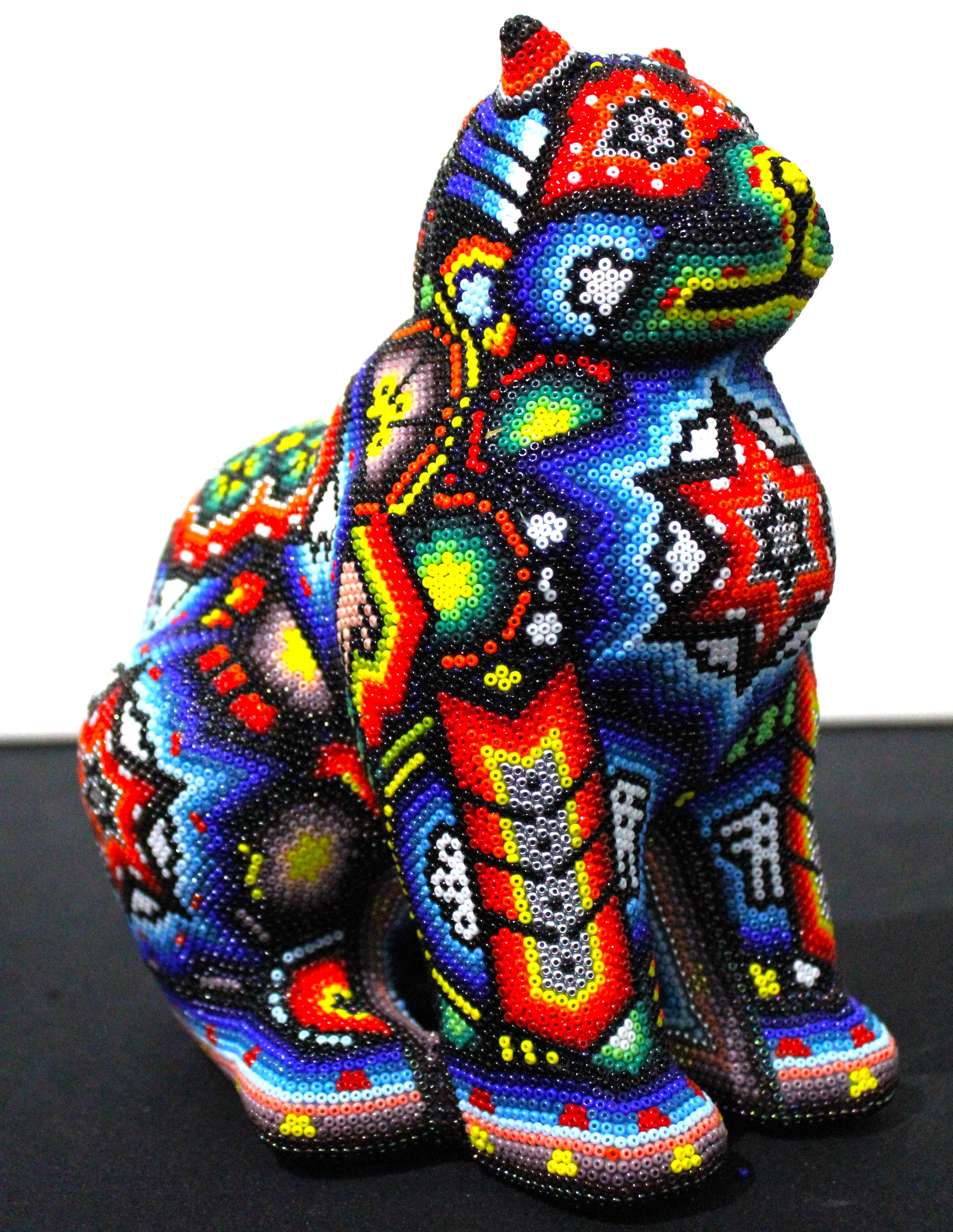 Figurative Sculpture de CHROMA aka Rick Wolfryd  - Gatos con 9 vidas II