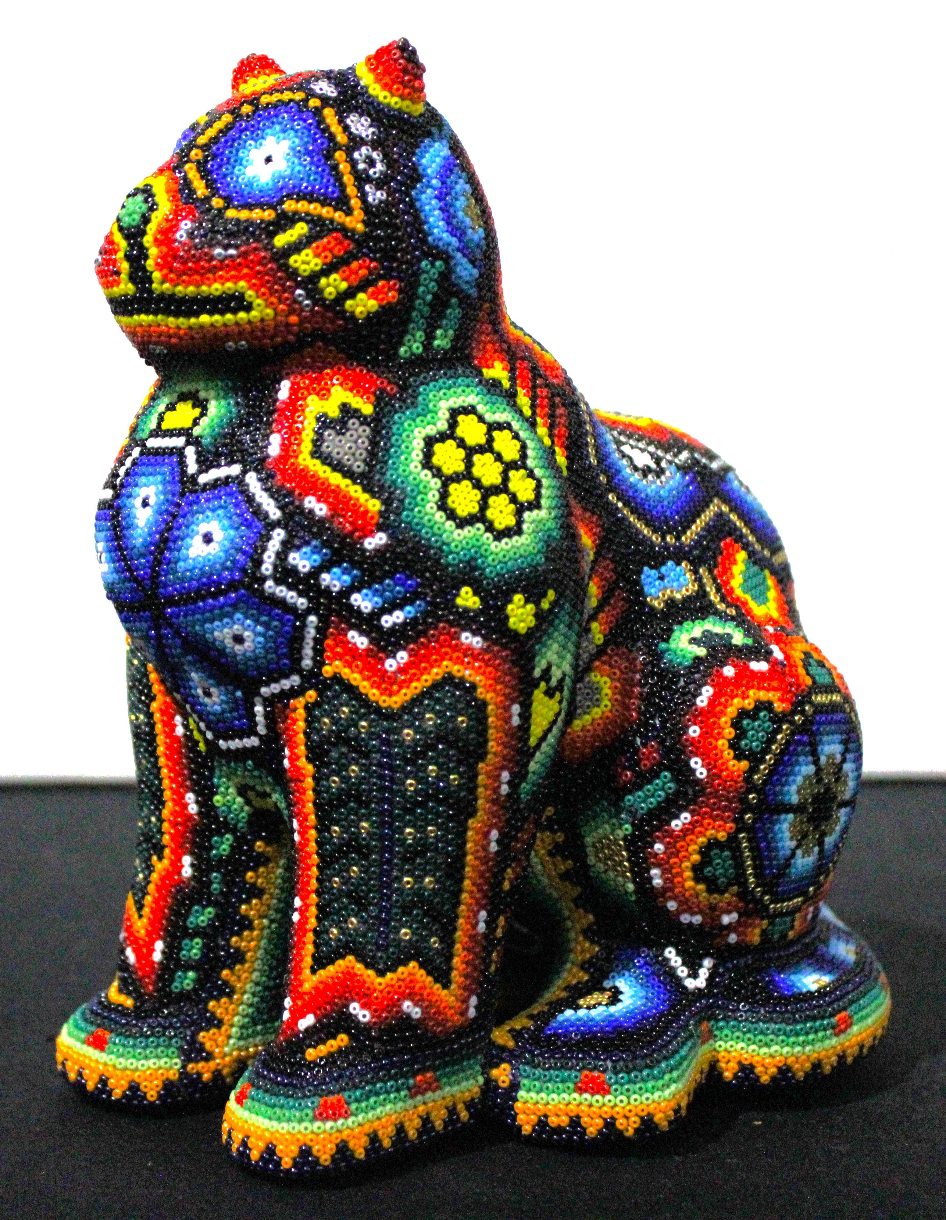 Gatti con 9 vite III - Sculpture Contemporaneo di CHROMA aka Rick Wolfryd 