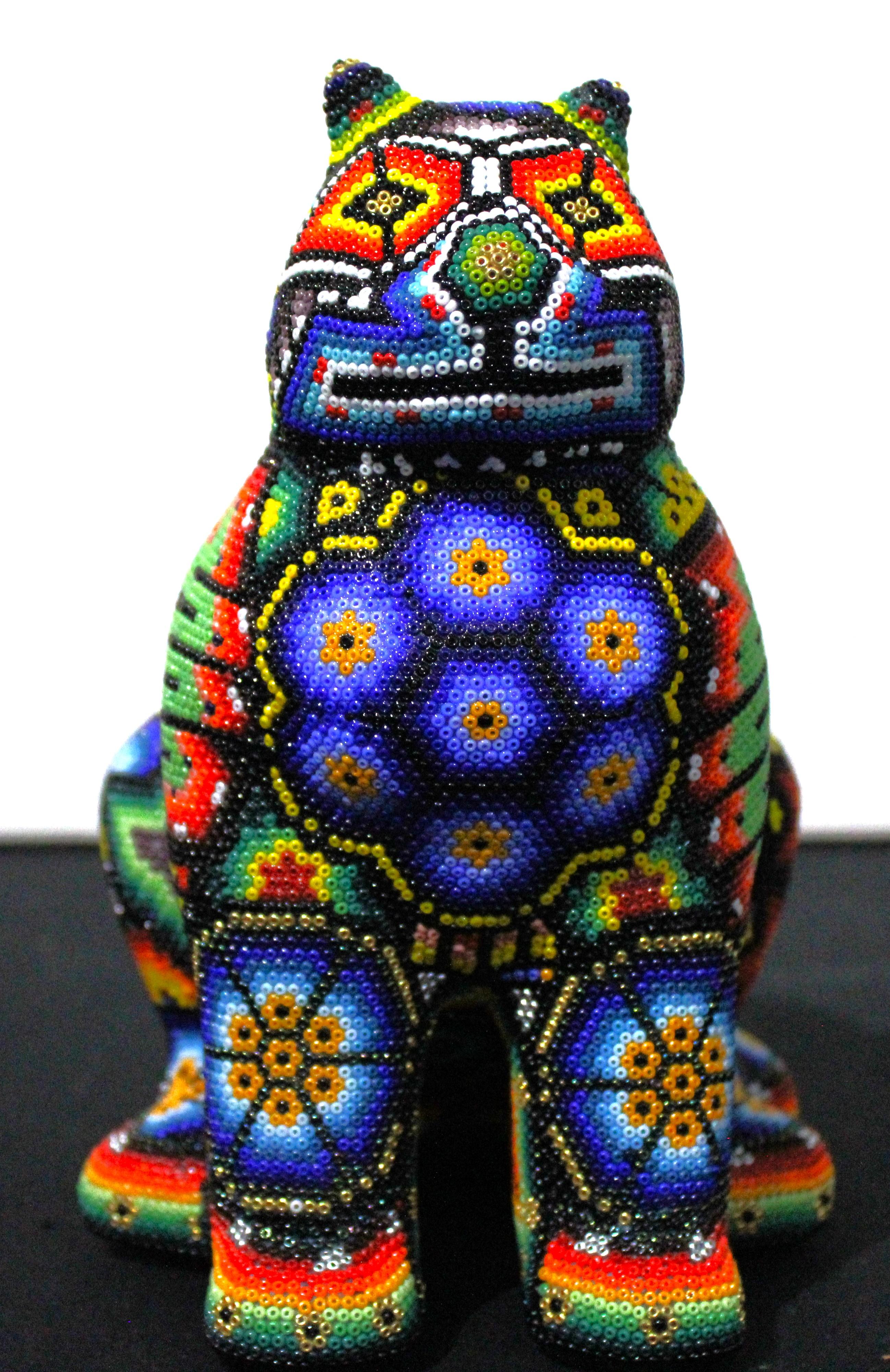 Gatos con 9 vidas IV - Sculpture de CHROMA aka Rick Wolfryd 