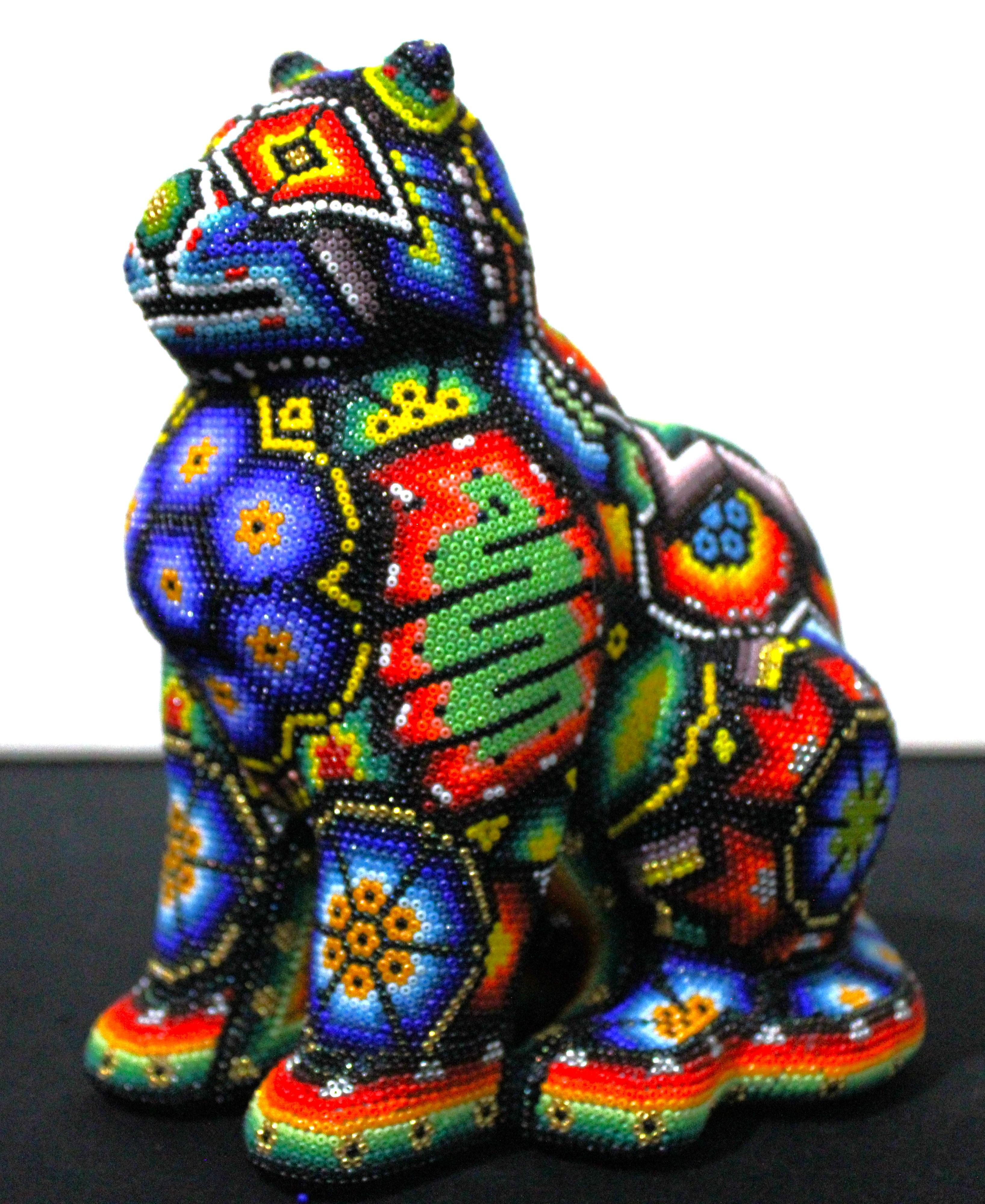 Gatos con 9 vidas IV - Sculpture Contemporáneo de CHROMA aka Rick Wolfryd 