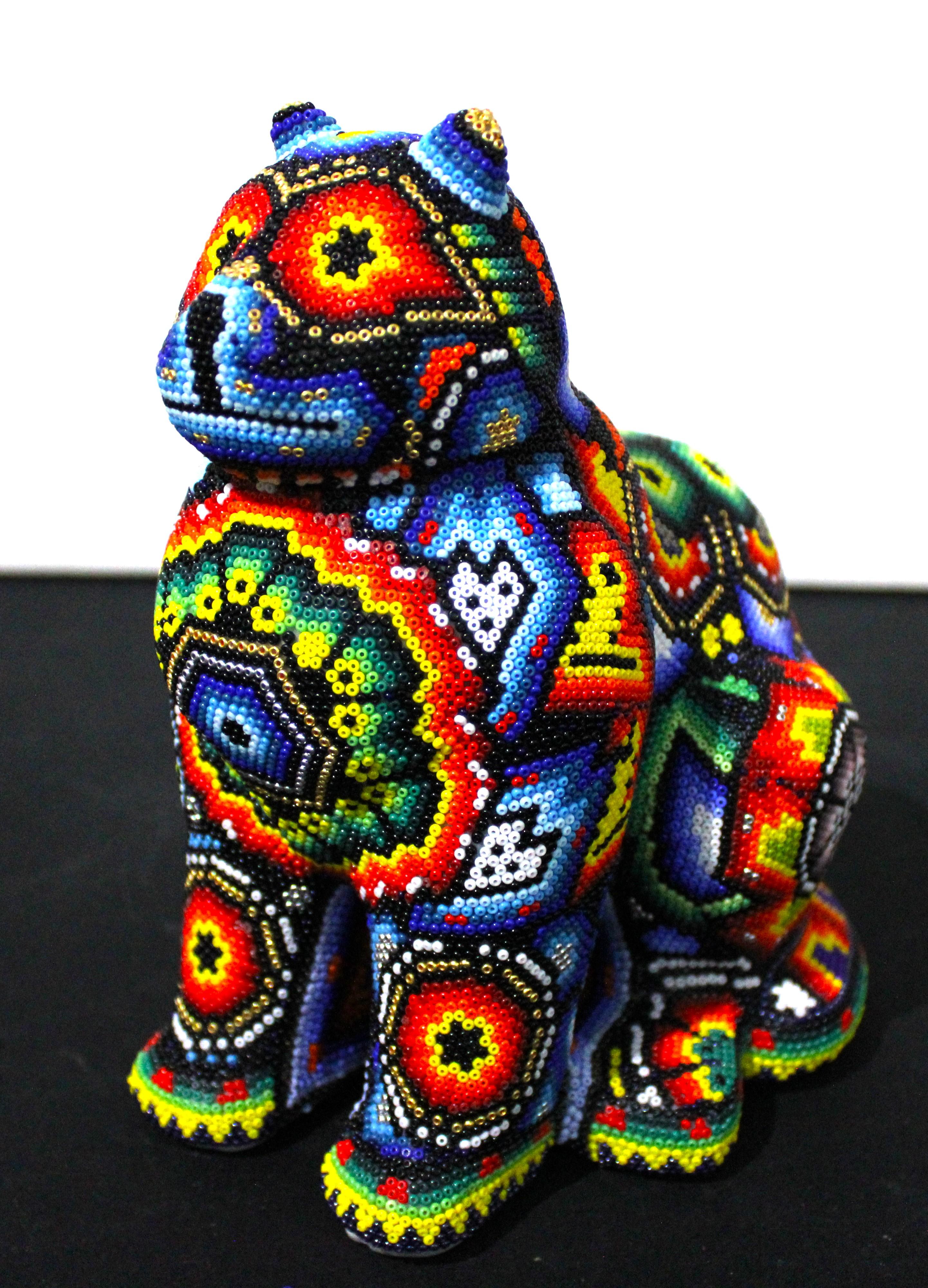 CHROMA aka Rick Wolfryd  Abstract Sculpture - Cats with 9 lives VI