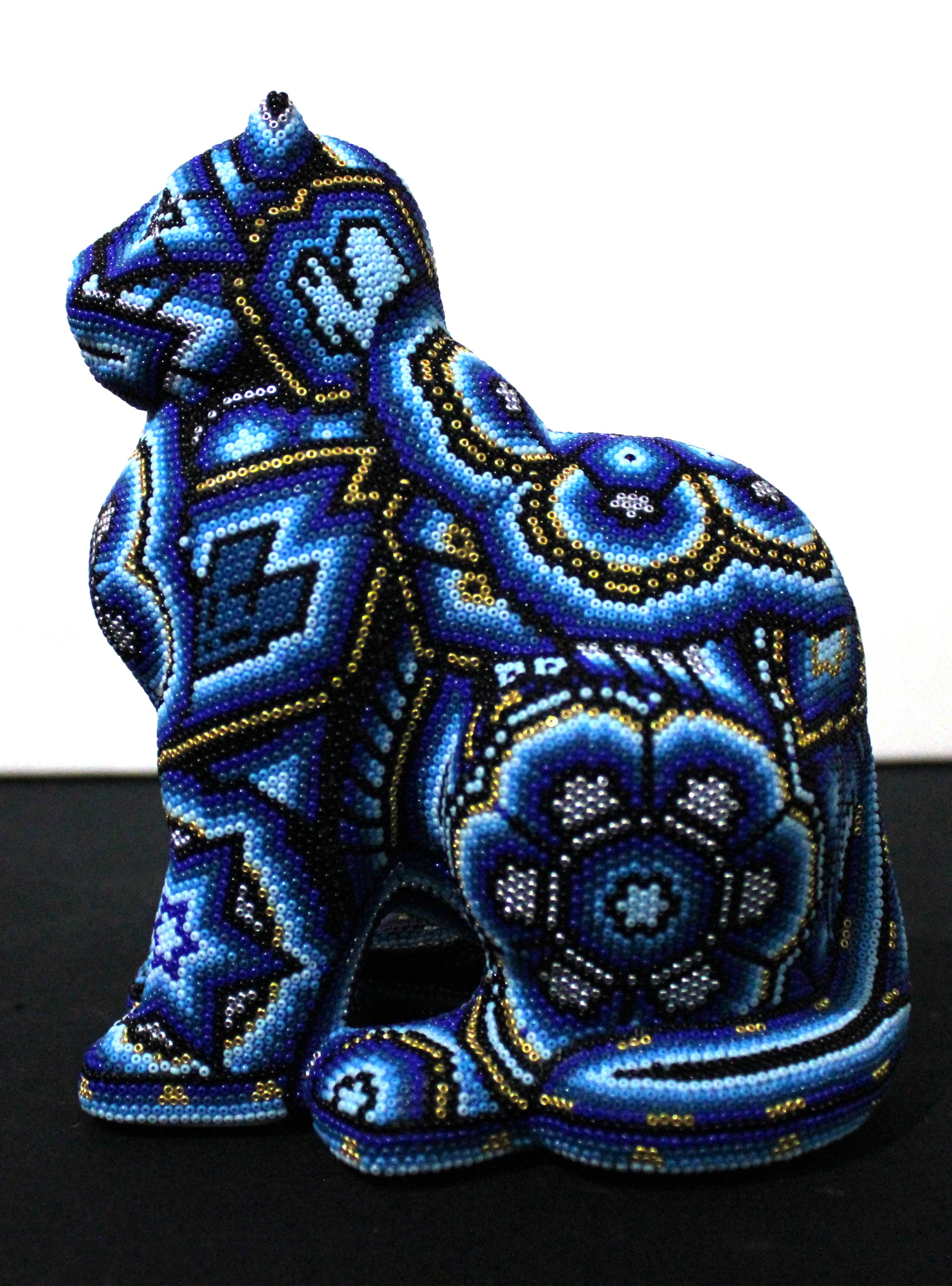 Cats with 9 lives VIII - Contemporary Sculpture by CHROMA aka Rick Wolfryd 