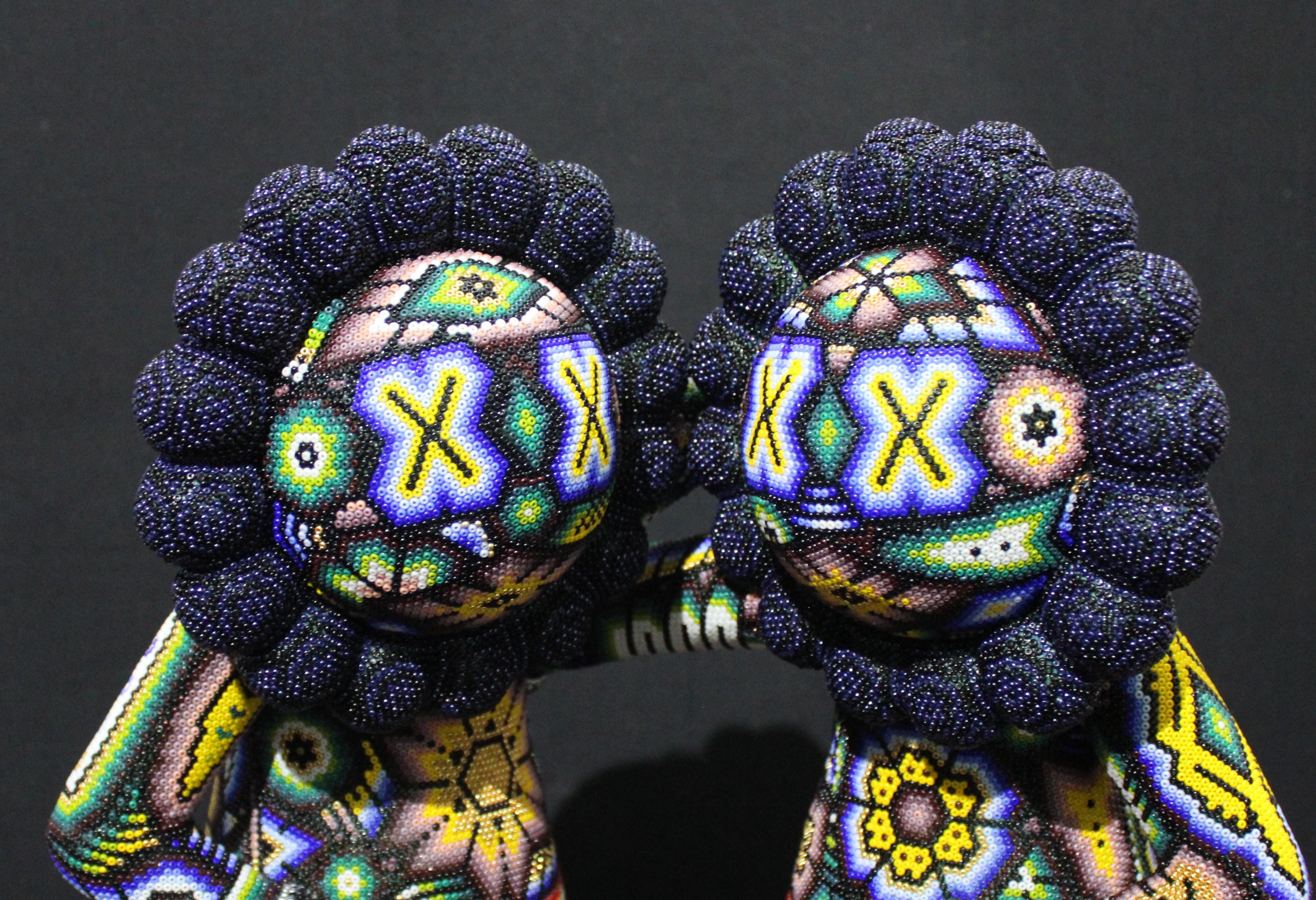 ALTERATION ART . . .is a collaboration process between Rick Wolfryd, fin artist and art dealer with over 40 years experience, and various Mexican Huichol artists and mexican Huichol art studios that Rick has been drwan to, after 10 plus years of