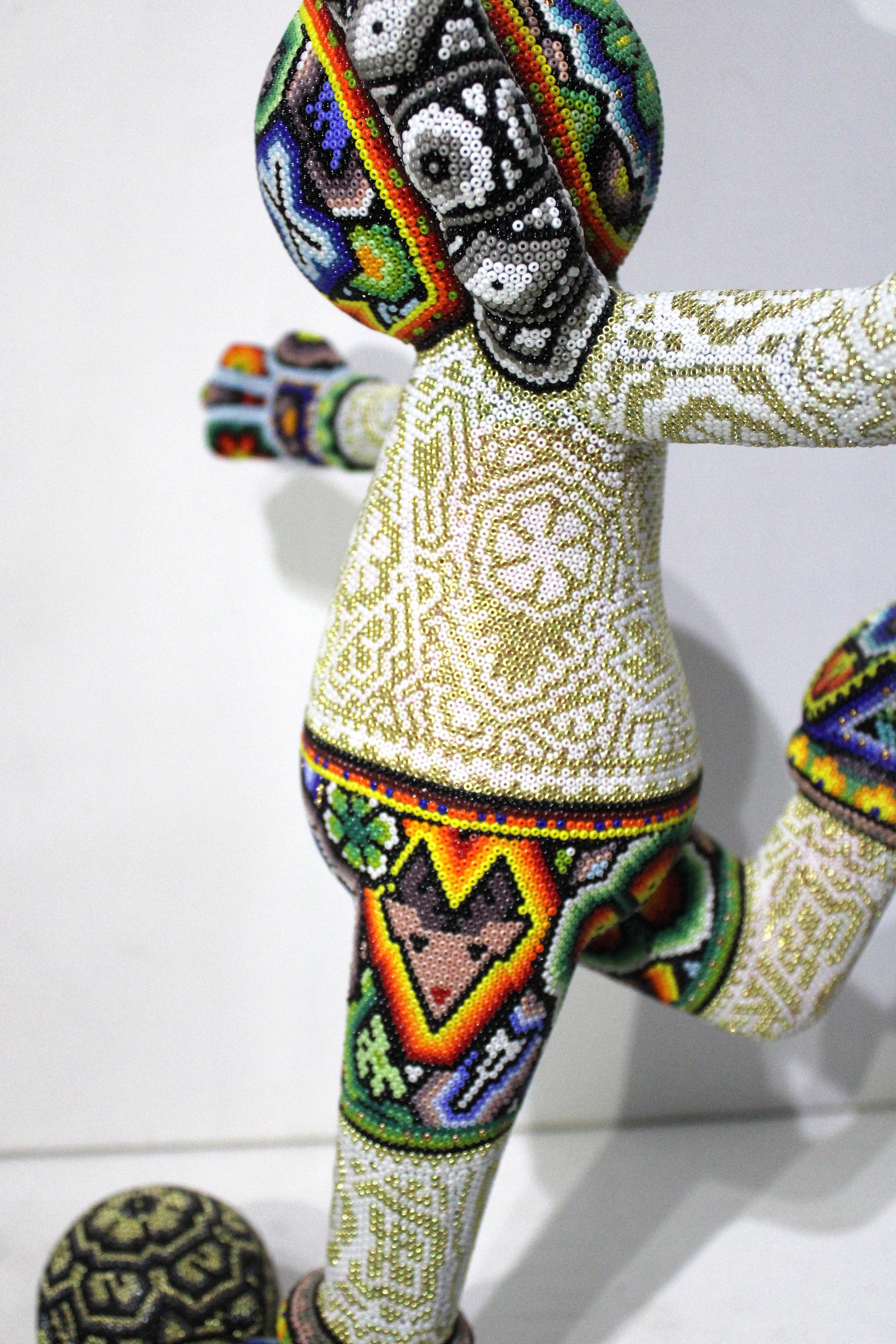 CHROMA aka Rick Wolfryd  Abstract Sculpture – CHROMA alias Rick Wolfryd ''JUST FOR KICKS: WORLD CUP SERIES.¨ 3