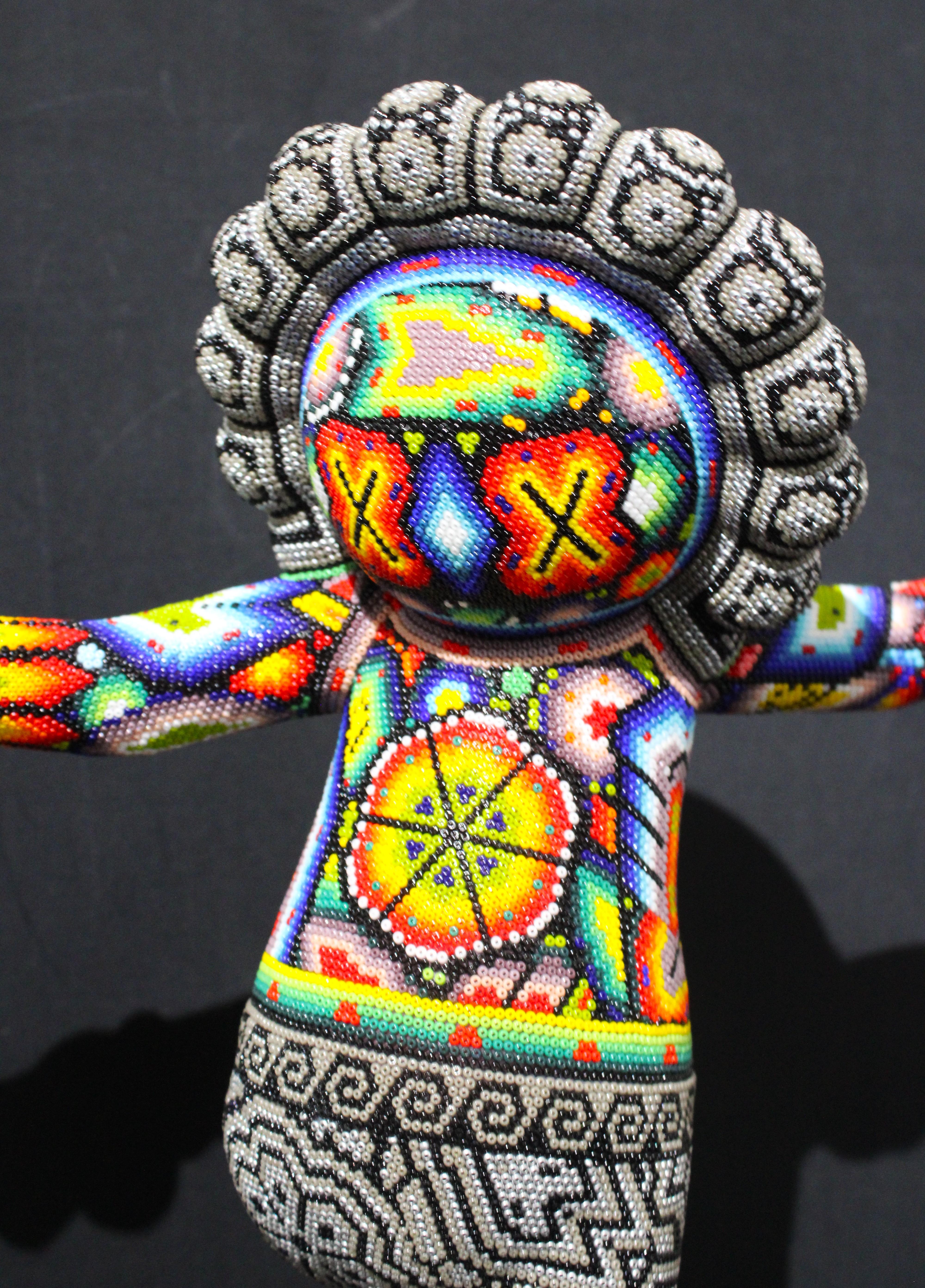 ARTE DE ALTERACIÓN . . es un proceso de colaboración entre Rick Wolfryd, artista plástico y marchante de arte con más de 40 años de experiencia, y varios artistas huicholes mexicanos y estudios de arte huicholes mexicanos a los que Rick ha ido