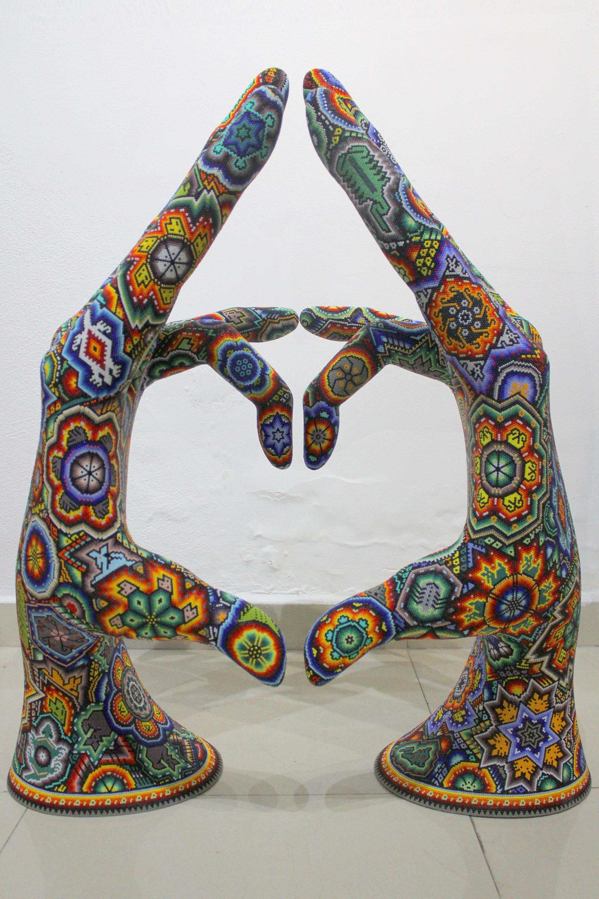 CHROMA AKA RICK WOLFRYD LOVE TEMPLE AP 2026

CHROMA LOVE TEMPLE 
Huichol Beaded Sculpture
29 X 23 × 11 inches

Description . . . 2!!!!! Magnificient pieces . . . . 

Love Temple transforms the human hand into an architectural monument—a sanctuary
