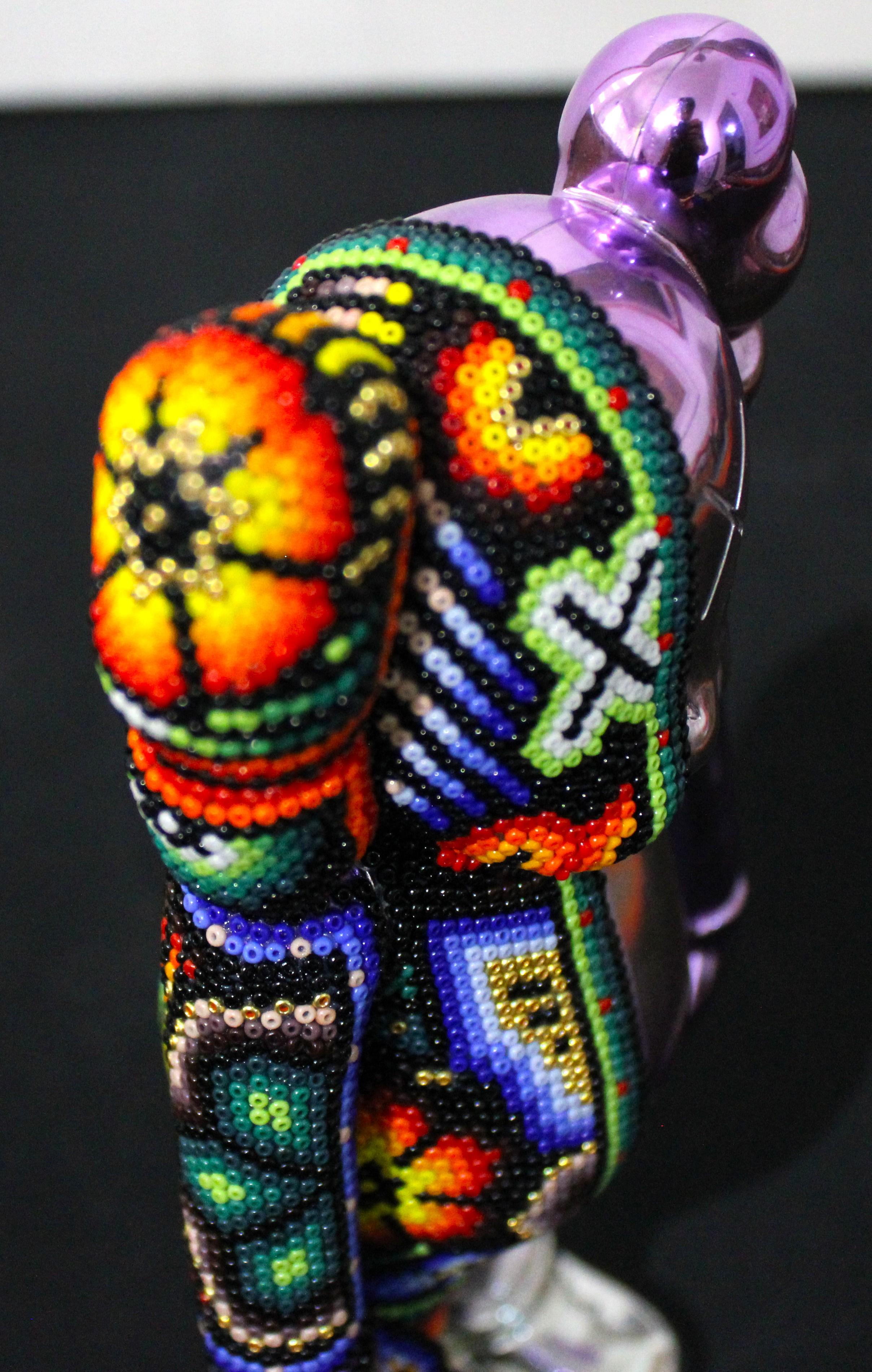 CHROMA aka Rick Wolfryd Mexican Huichol Bluetooth Speaker of the House III For Sale 11