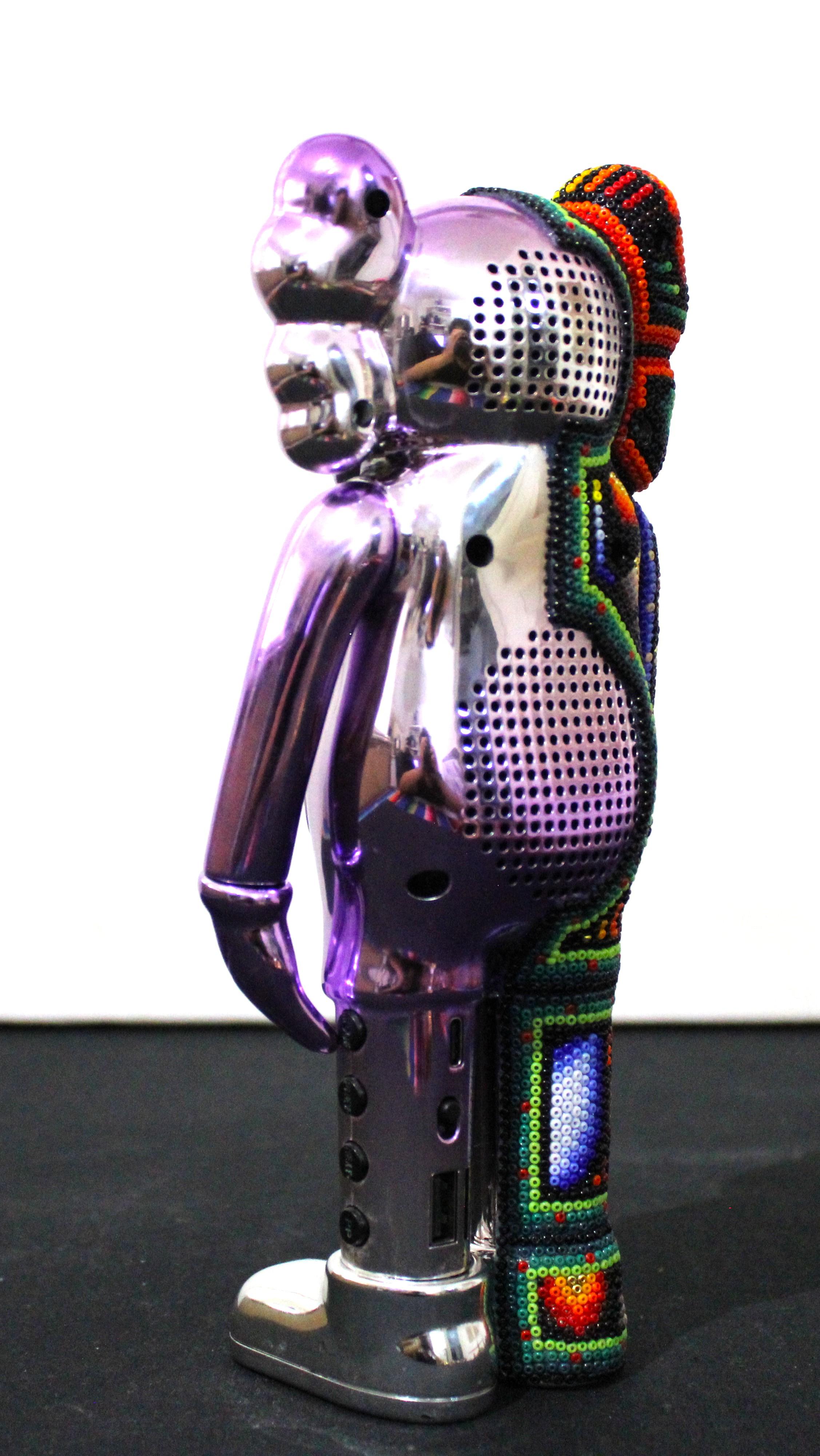 CHROMA aka Rick Wolfryd Mexican Huichol Bluetooth Speaker of the House III For Sale 3