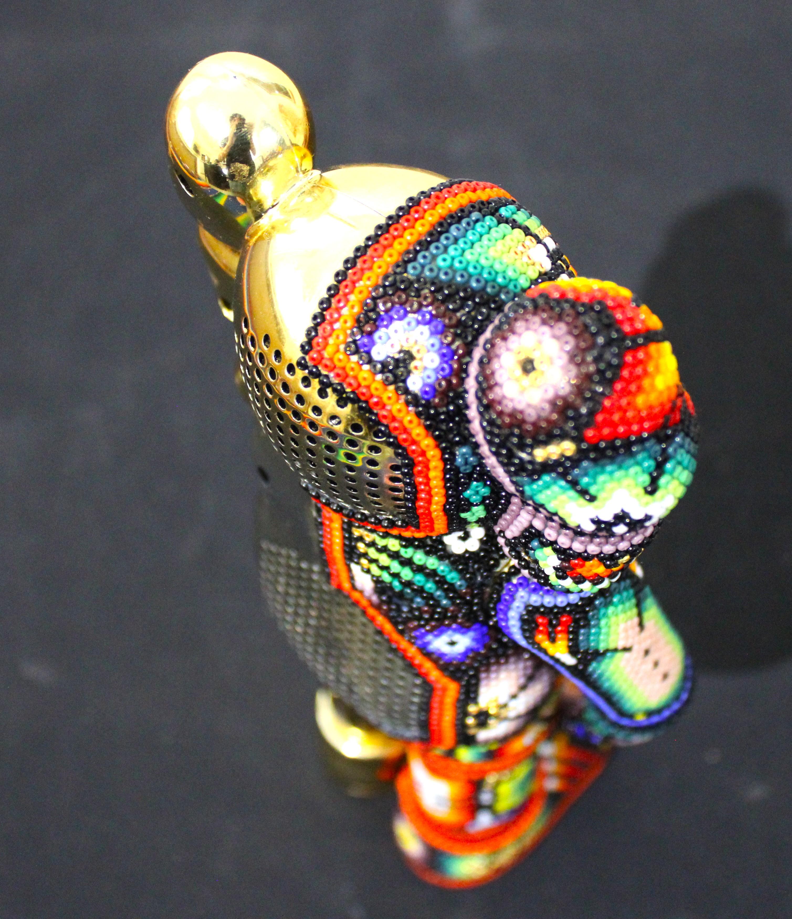CHROMA aka Rick Wolfryd Mexican Huichol Bluetooth Speaker of the House IV For Sale 11