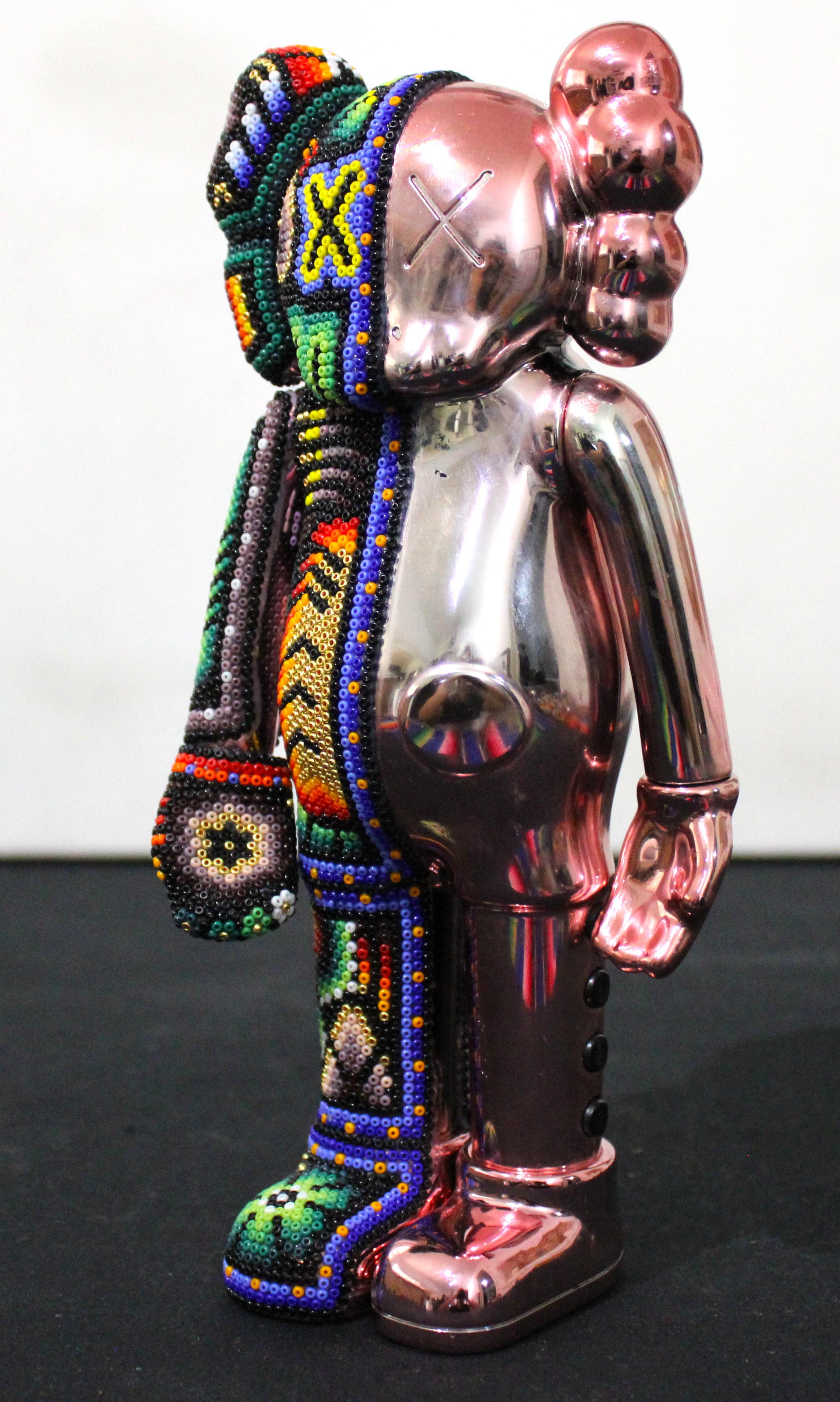 FROM THE SPACE TO YOUR DESK!!!. . .
BLUETOOTH AND RADIO SPEAKER INCLUDED!!!!

A more traditional HUICHOL style sculpture.  Looks great in any room!!!

ALTERATION ART . . . is a collaboration process between Rick Wolfryd, fine artist and art dealer