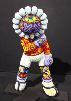 CHROMA aka Rick Wolfryd "THE GREATEST" Scultura della serie Huichol ALTERATIONS