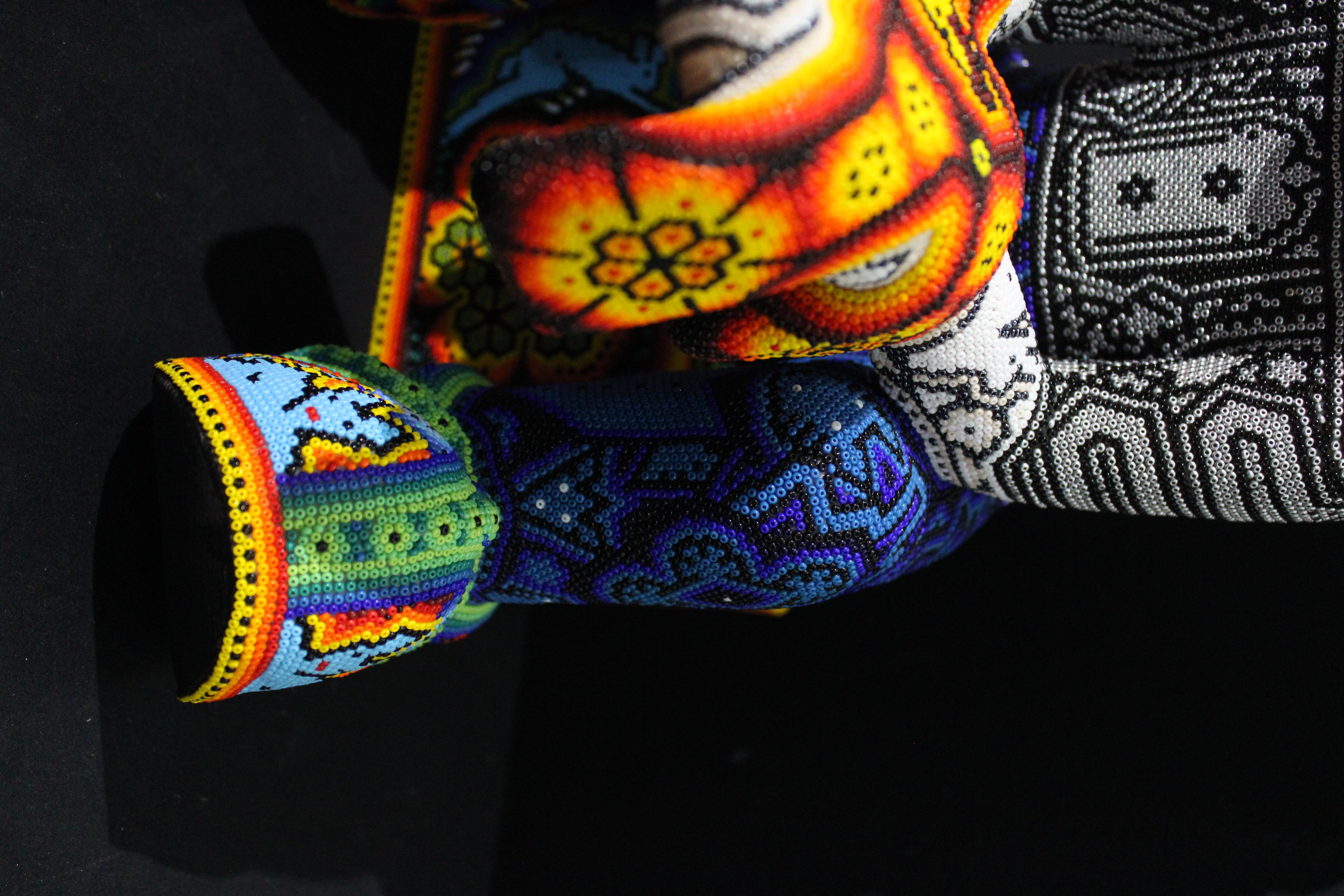 CHROMA Huichol Beaded Sculpture 
