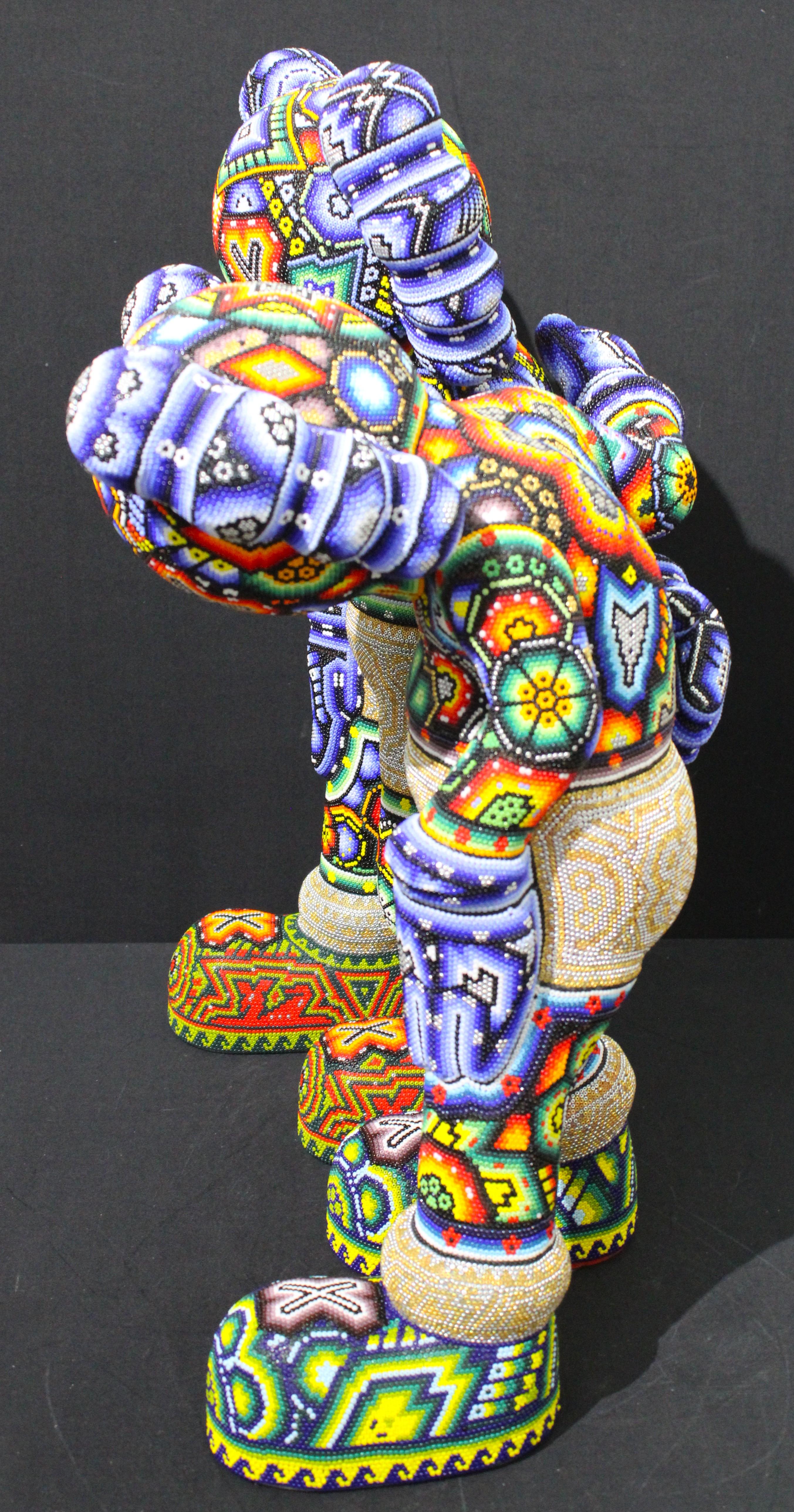 CHROMA-ALONG THE WAY. . . - Pop Art Sculpture by CHROMA aka Rick Wolfryd 