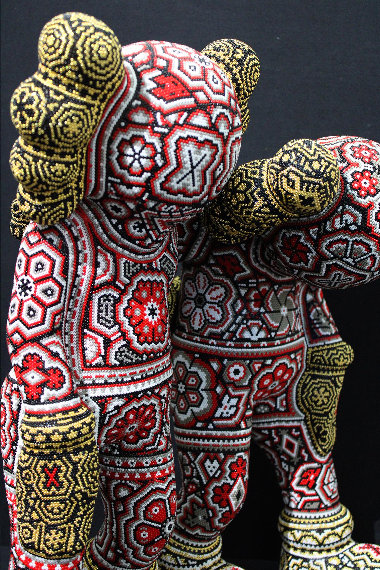 ALTERATION ART . . . is a collaboration process between Rick Wolfryd, fine artist and art dealer with over 40 years experience, and various Mexican Huichol artists and Mexican Huichol art studios that Rick has been drawn to, after 10 plus years of