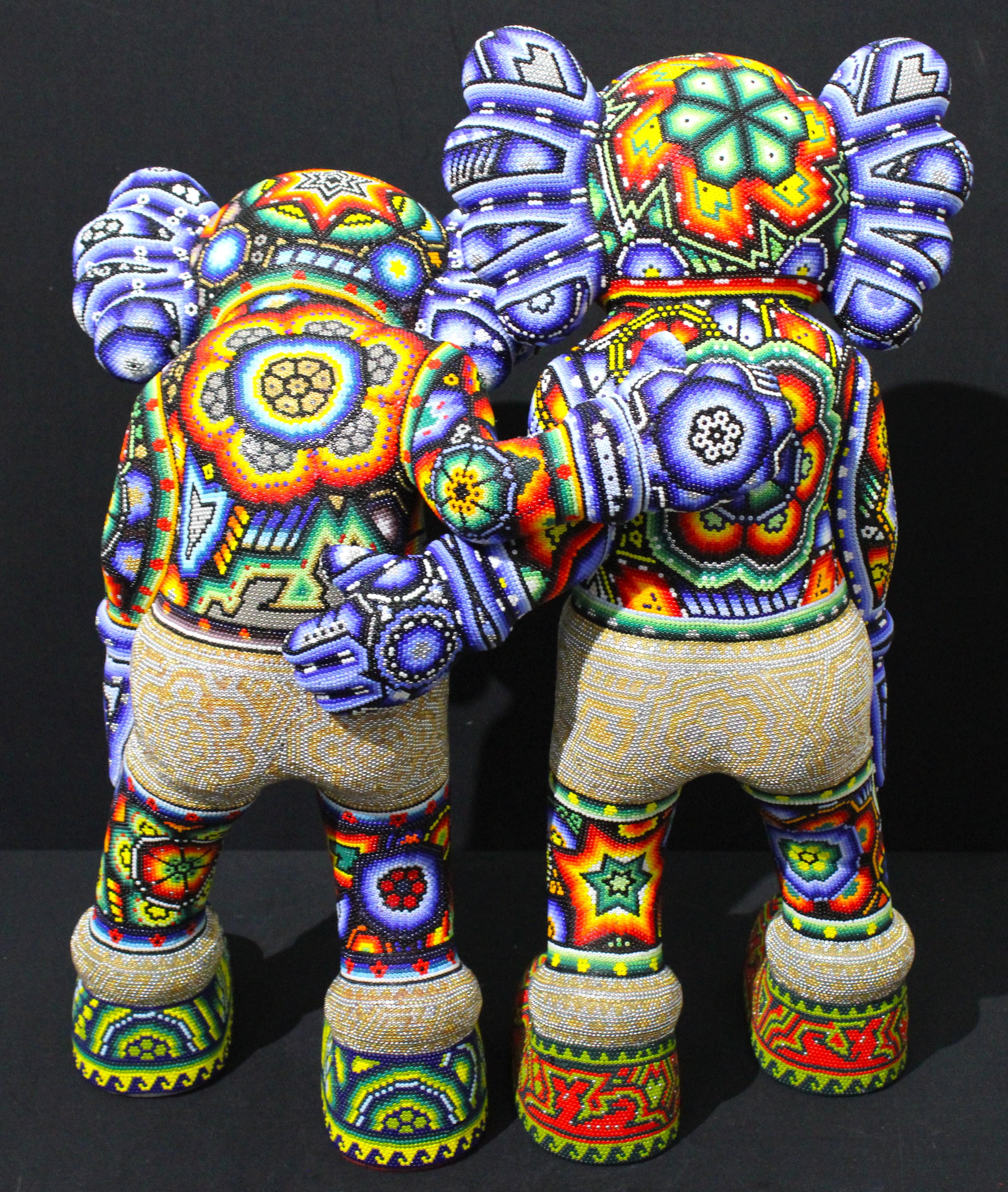 ALTERATION ART . . . is a collaboration process between Rick Wolfryd, fine artist and art dealer with over 40 years experience, and various Mexican Huichol artists and Mexican Huichol art studios that Rick has been drawn to, after 10 plus years of