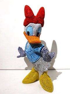 CHROMA "DAISY DUCK" Skulptur, Pop Art, Glas und Harz, 2010-2025