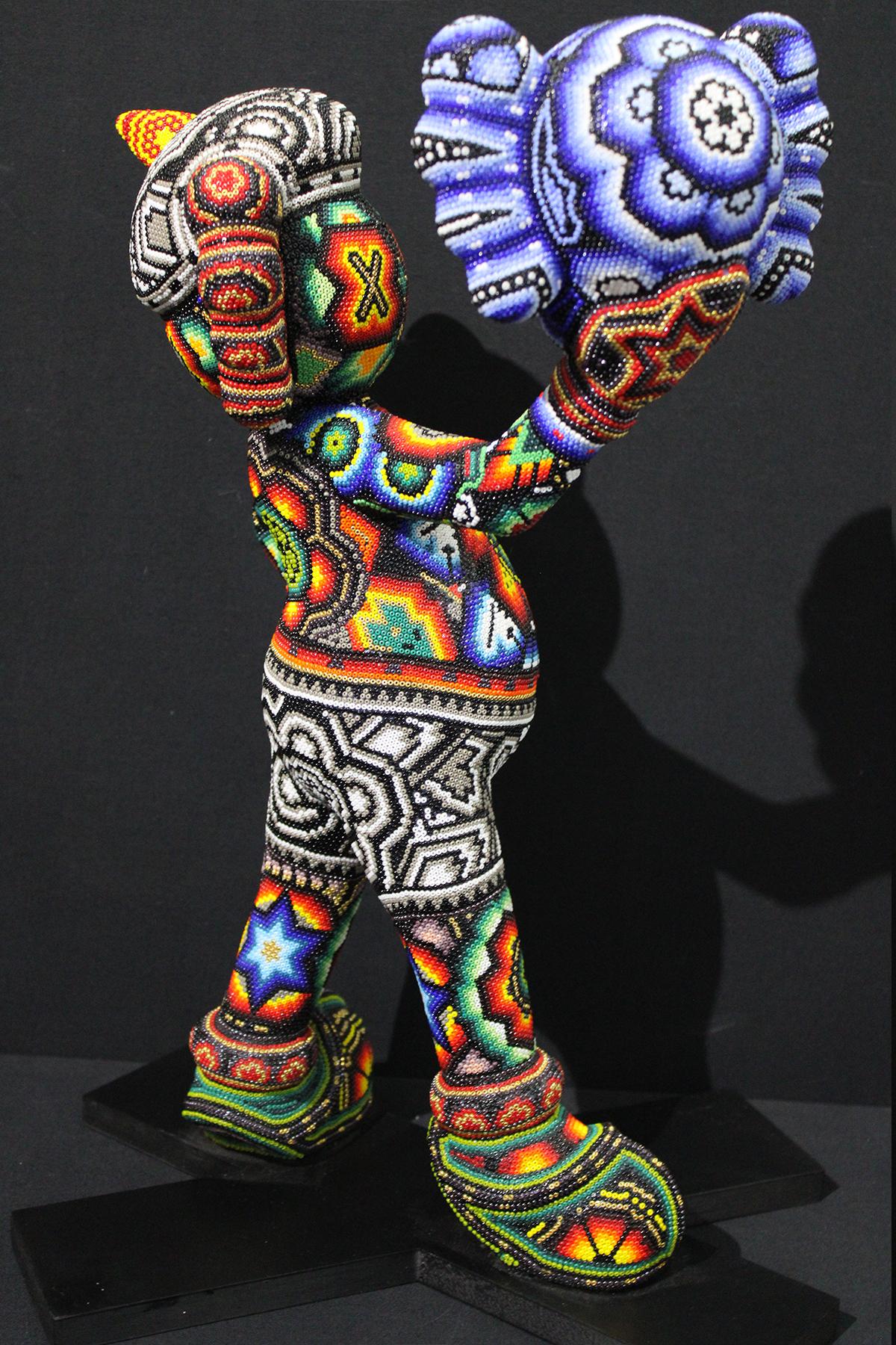 ALTERATION ART . . . is a collaboration process between Rick Wolfryd, fine artist and art dealer with over 40 years experience, and various Mexican Huichol artists and Mexican Huichol art studios that Rick has been drawn to, after 10 plus years of
