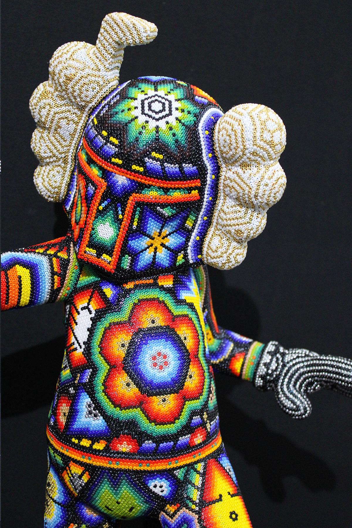CHROMA-MANDALORIAN - Pop Art Sculpture by CHROMA aka Rick Wolfryd 