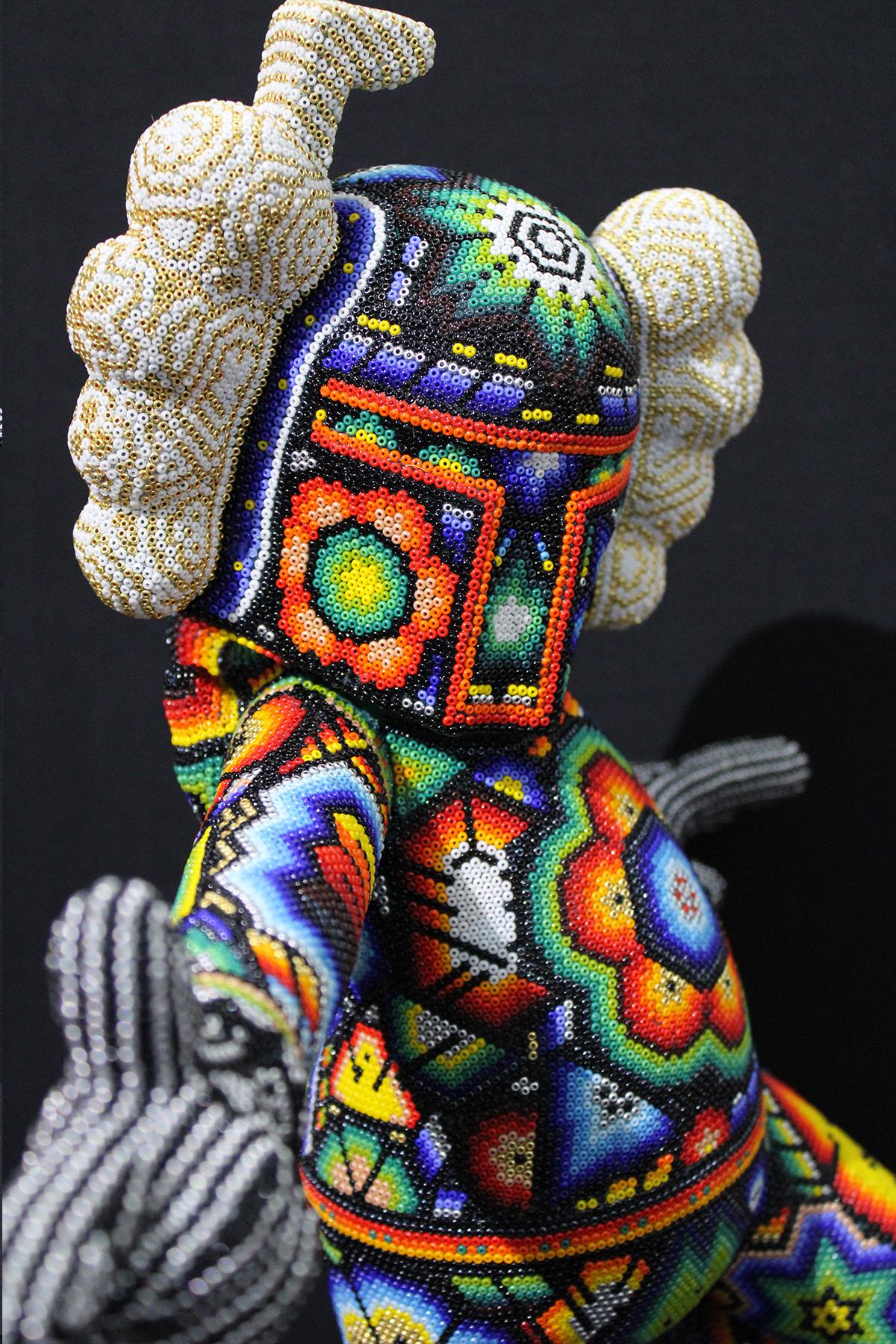 ALTERATION ART . . . is a collaboration process between Rick Wolfryd, fine artist and art dealer with over 40 years experience, and various Mexican Huichol artists and Mexican Huichol art studios that Rick has been drawn to, after 10 plus years of