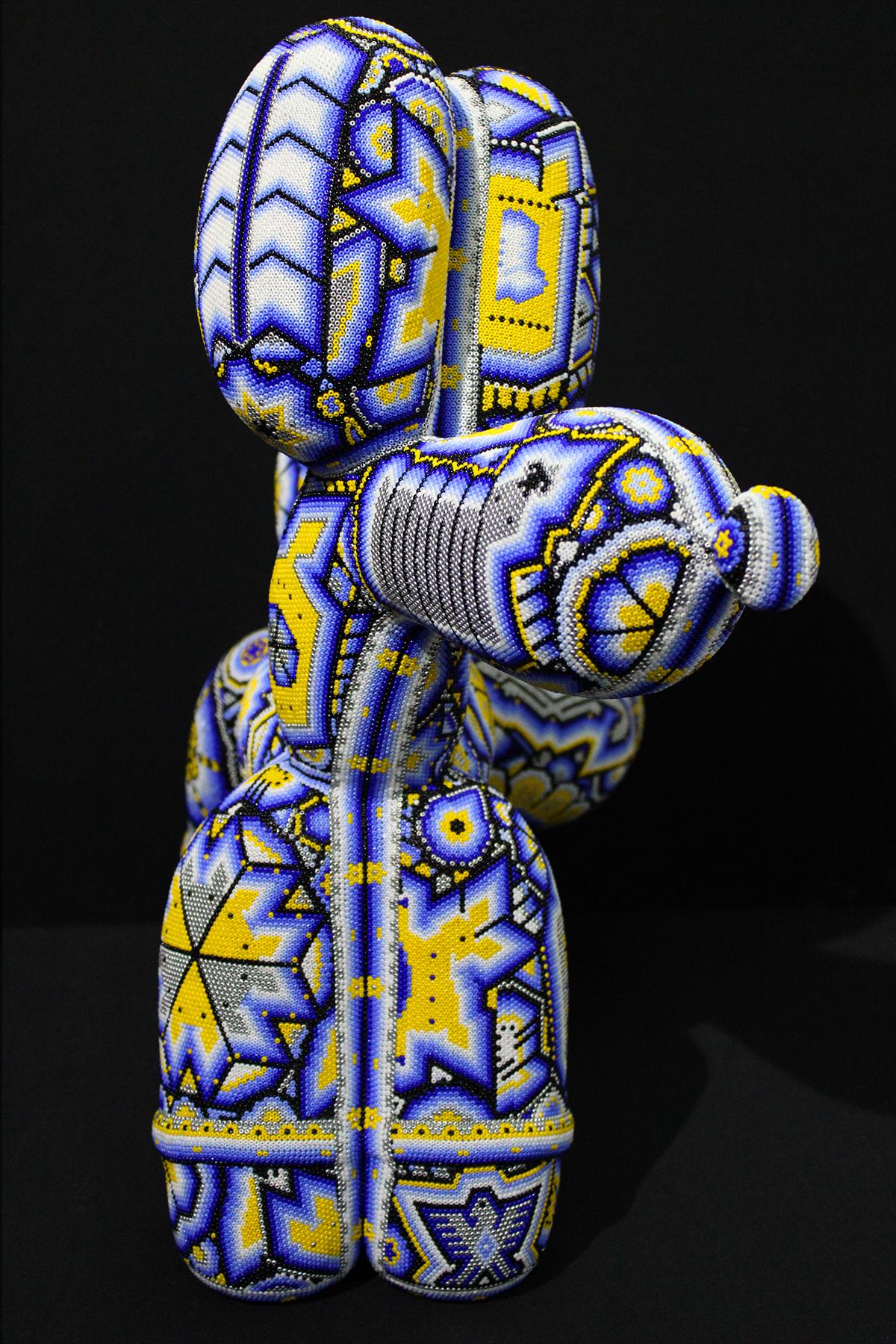 CHROMA-SEA OF DESIRE . . .  PEEING DOG - Sculpture by CHROMA aka Rick Wolfryd 