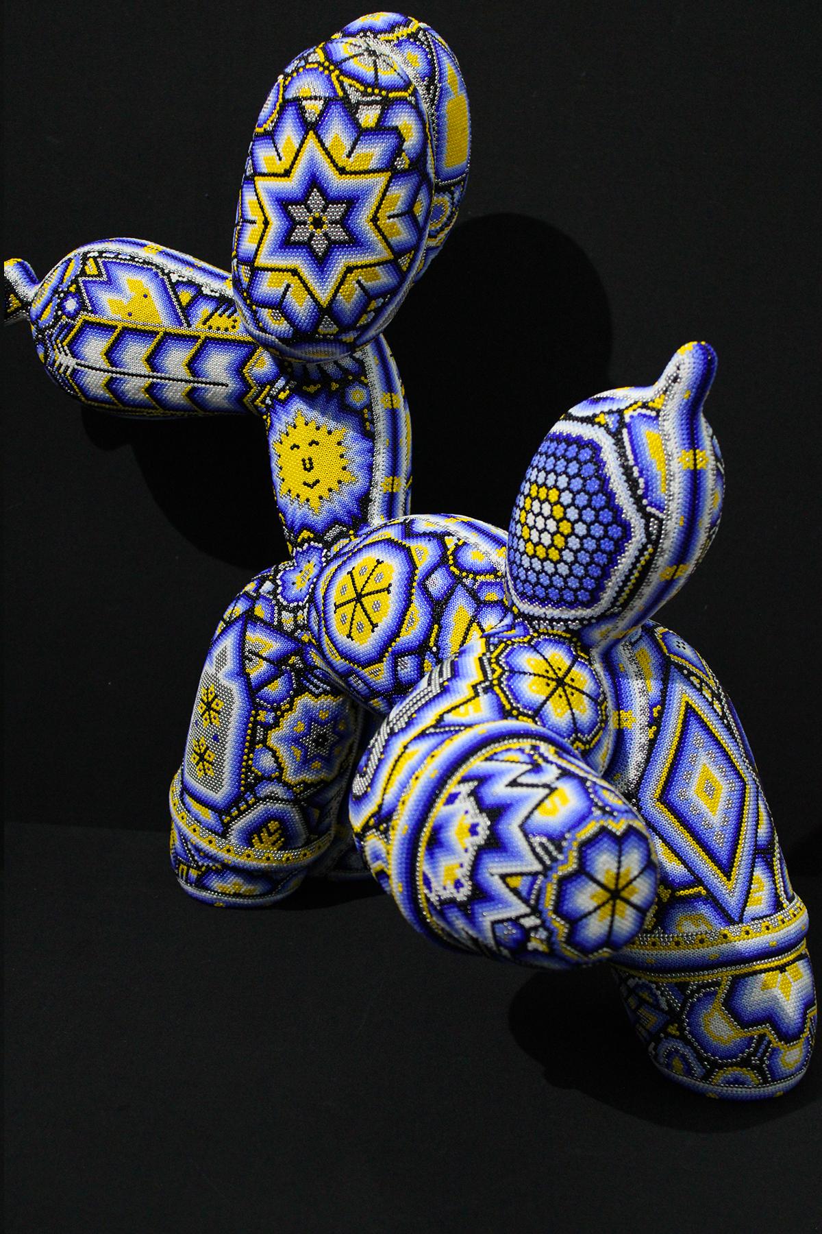 CHROMA aka Rick Wolfryd  Abstract Sculpture - CHROMA-SEA OF DESIRE . . .  PEEING DOG