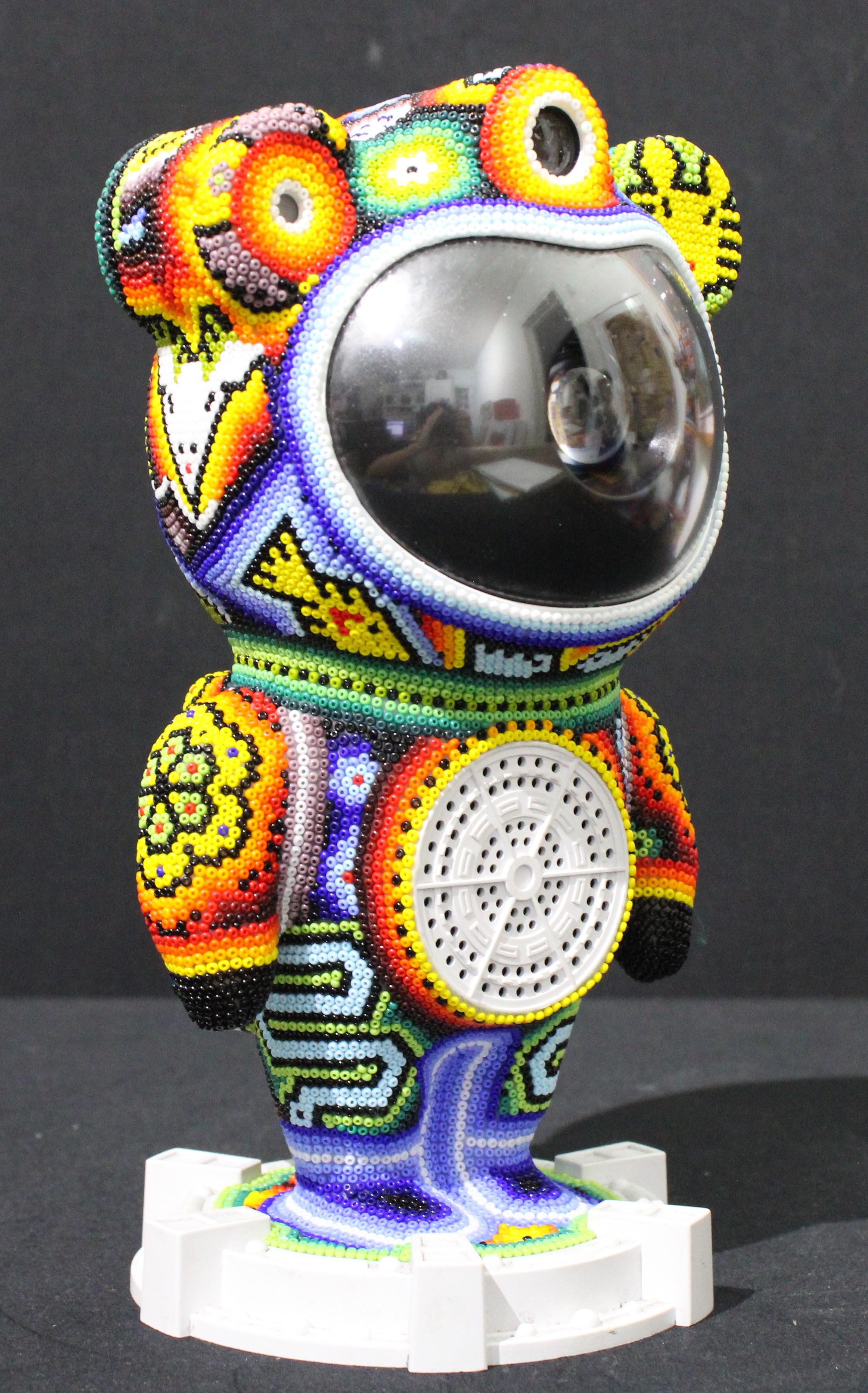 CHROMA-SPACEMAN CAN III - Sculpture by CHROMA aka Rick Wolfryd 