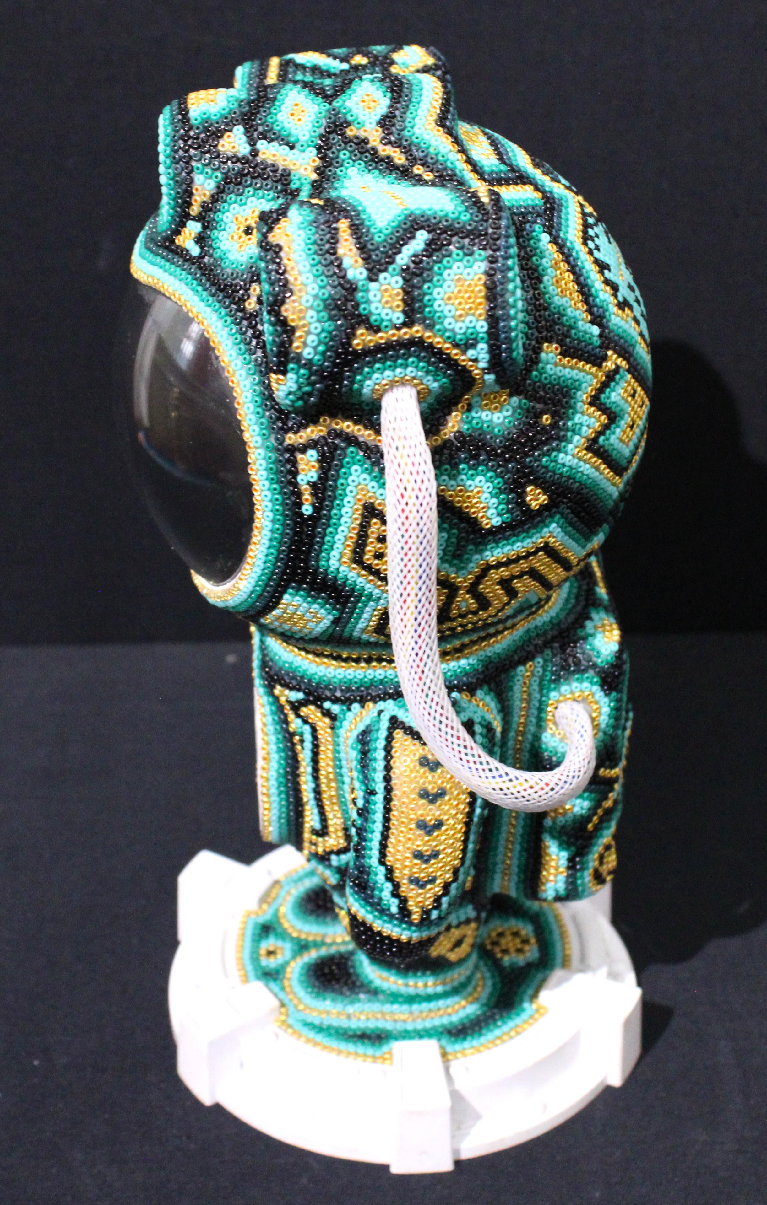 CHROMA-SPACEMAN CAN IV - Sculpture by CHROMA aka Rick Wolfryd 