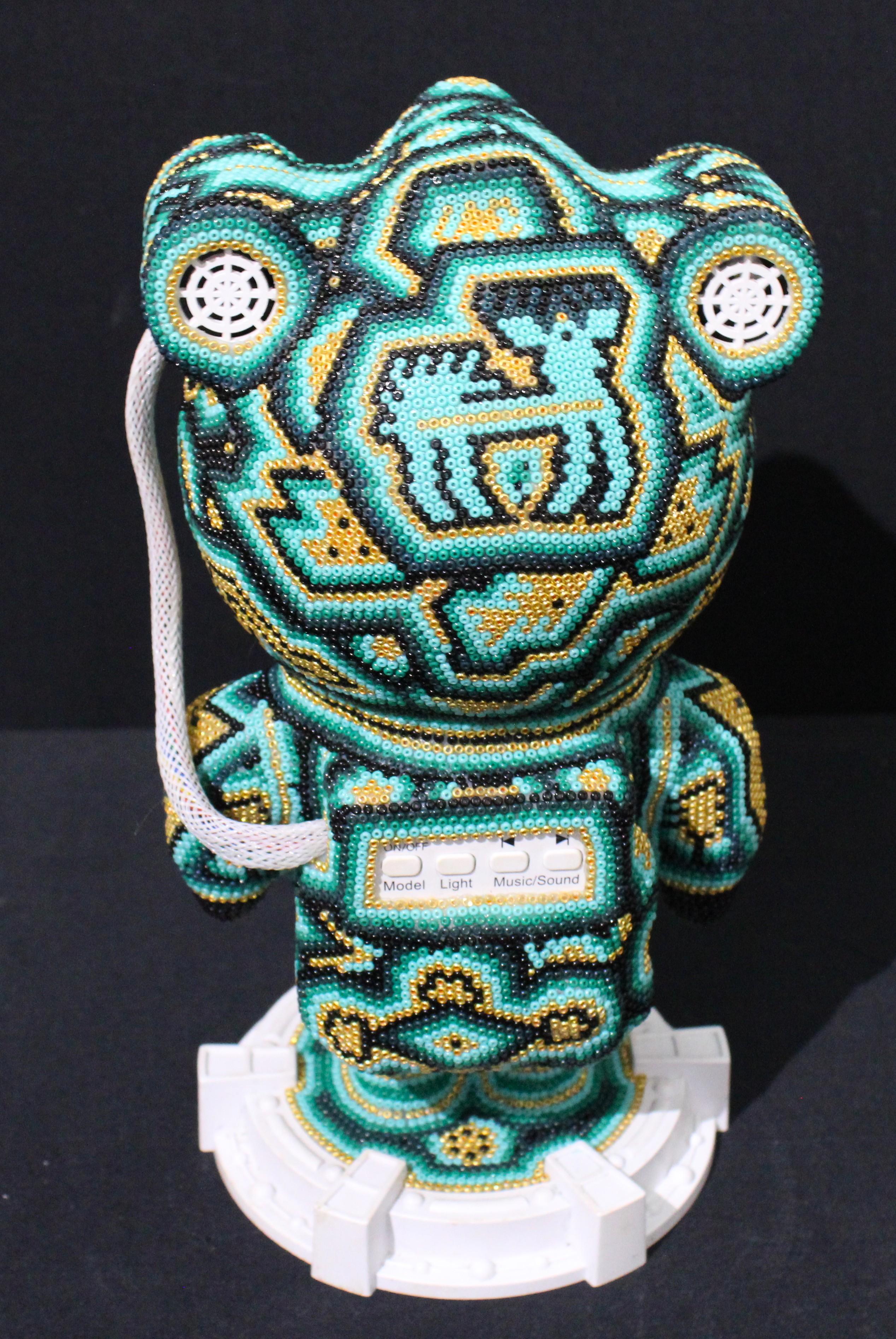 CHROMA-SPACEMAN CAN IV - Pop Art Sculpture by CHROMA aka Rick Wolfryd 
