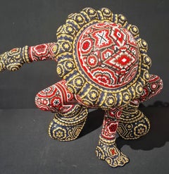 Chroma-Spiderman Sculpture, Pop Art, Resin and Mixed Media, 2010+