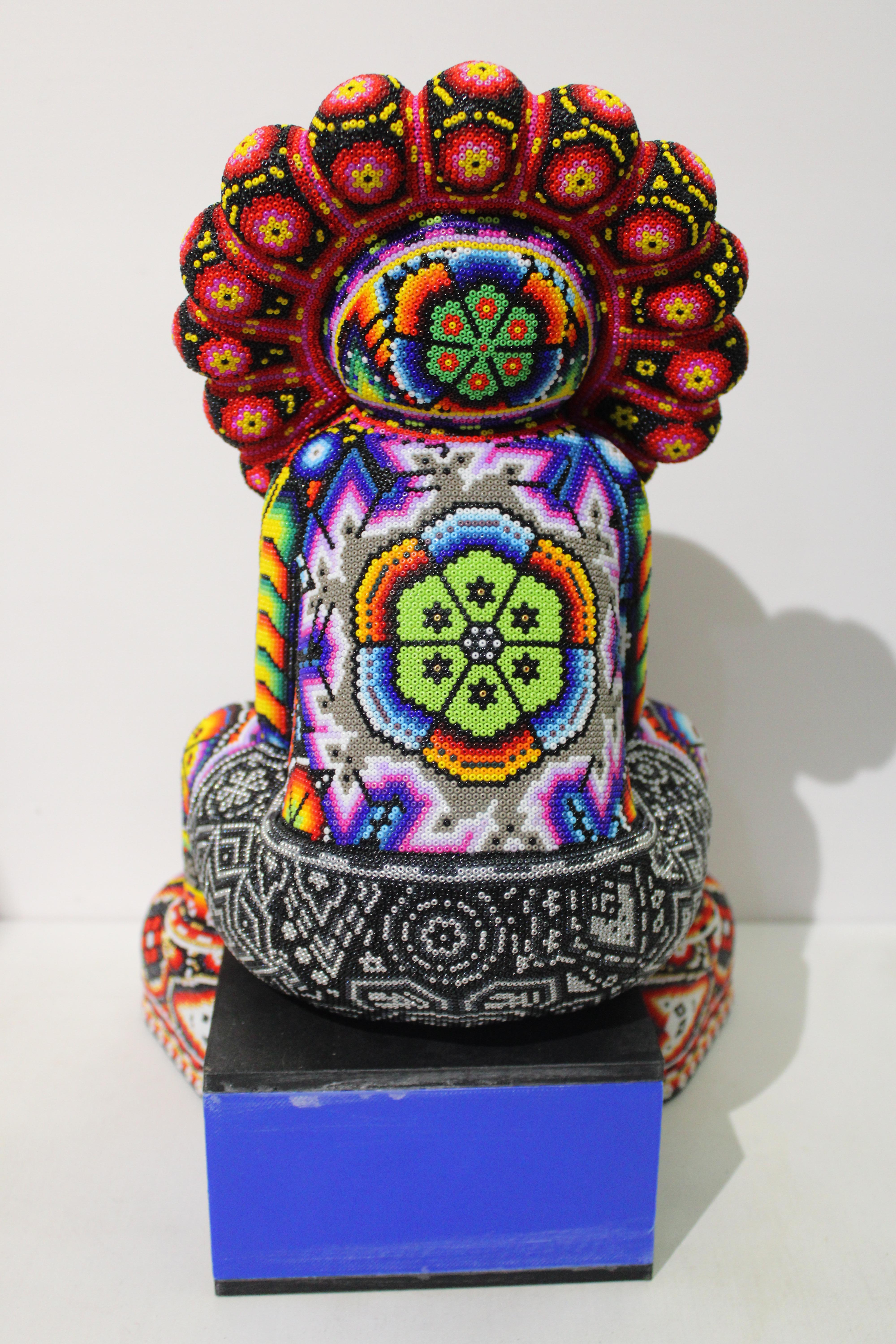 ALTERATION ART . . . is a collaboration process between Rick Wolfryd, fine artist and art dealer with over 40 years experience, and various Mexican Huichol artists and Mexican Huichol art studios that Rick has been drawn to, after 10 plus years of