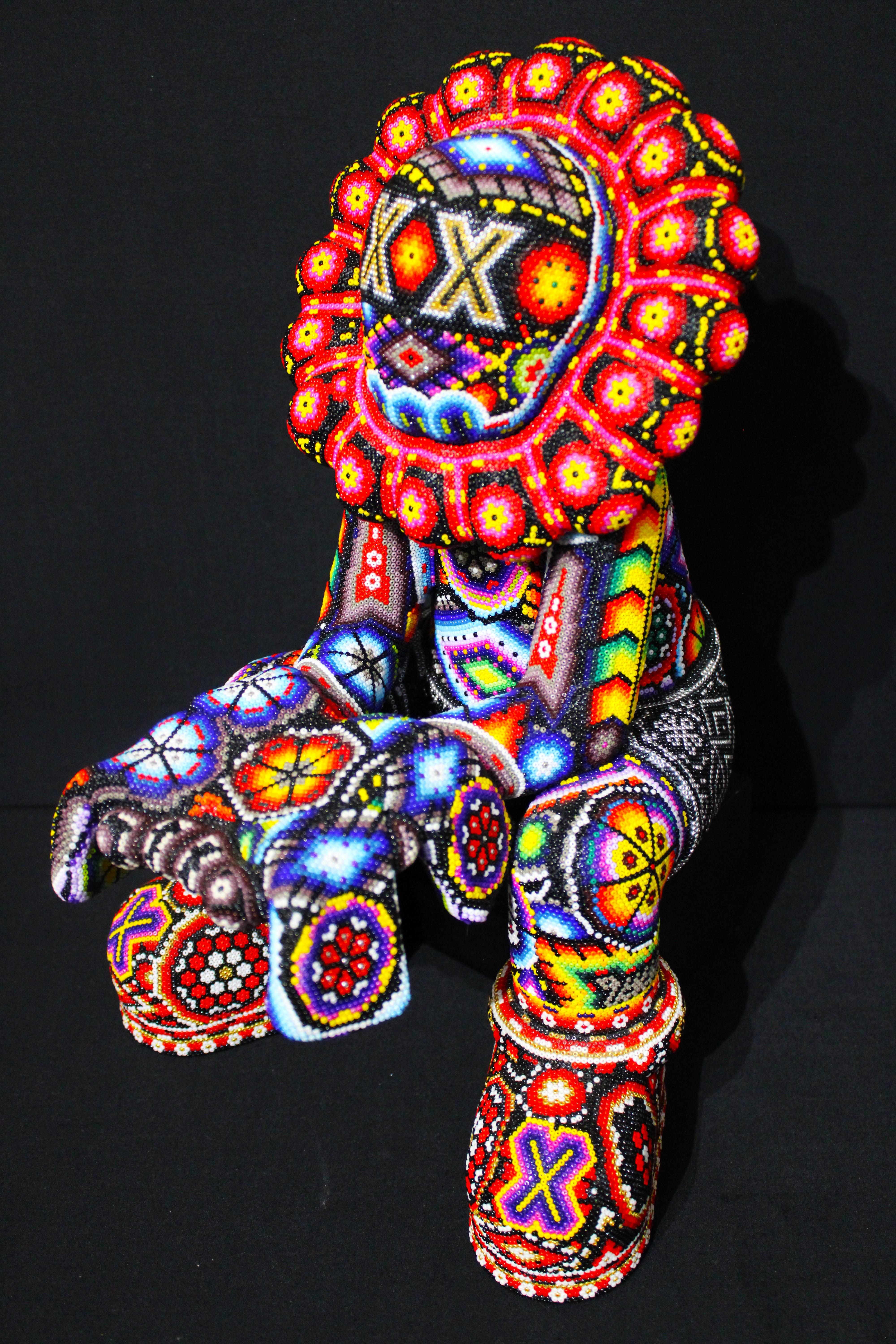 Abstract Sculpture de CHROMA aka Rick Wolfryd  - De la serie "X-Man" de ALTERACIONES Huichol