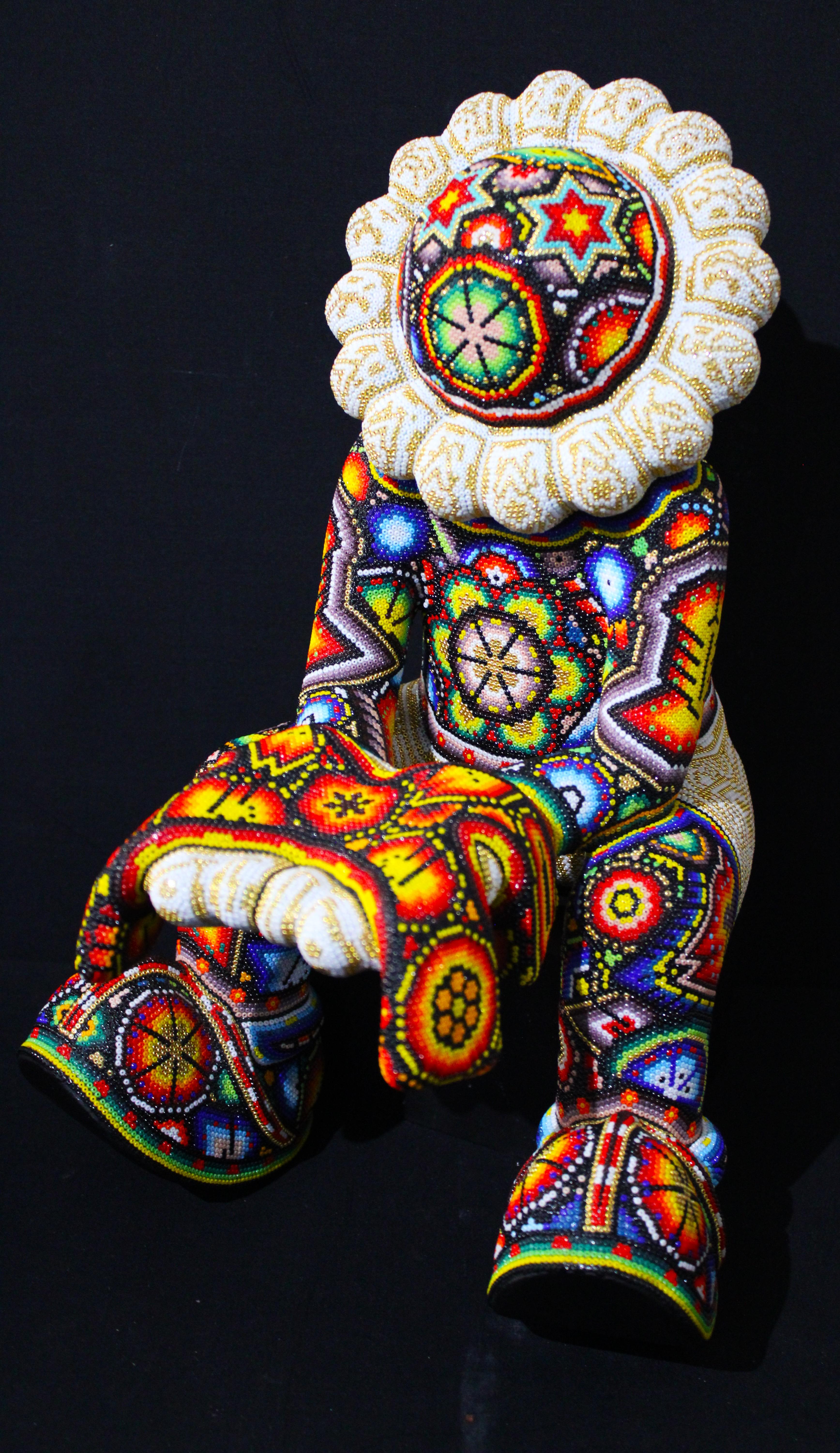 
ALTERATION ART . . . is a collaboration process between Rick Wolfryd, fine artist and art dealer with over 40 years experience, and various Mexican Huichol artists and Mexican Huichol art studios that Rick has been drawn to, after 10 plus years of