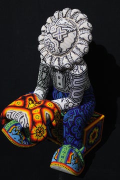 From Huichol ALTERATIONS Series "X-Man" Mexican Beaded Sculpture