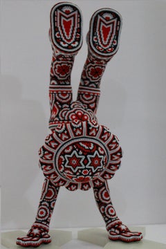 "Hand Stand" Mini from Huichol Series