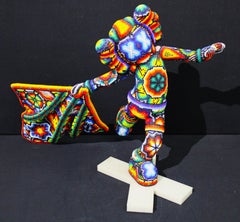 Huichol Sculpture "Toreador" from Huichol ALTERATIONS Series