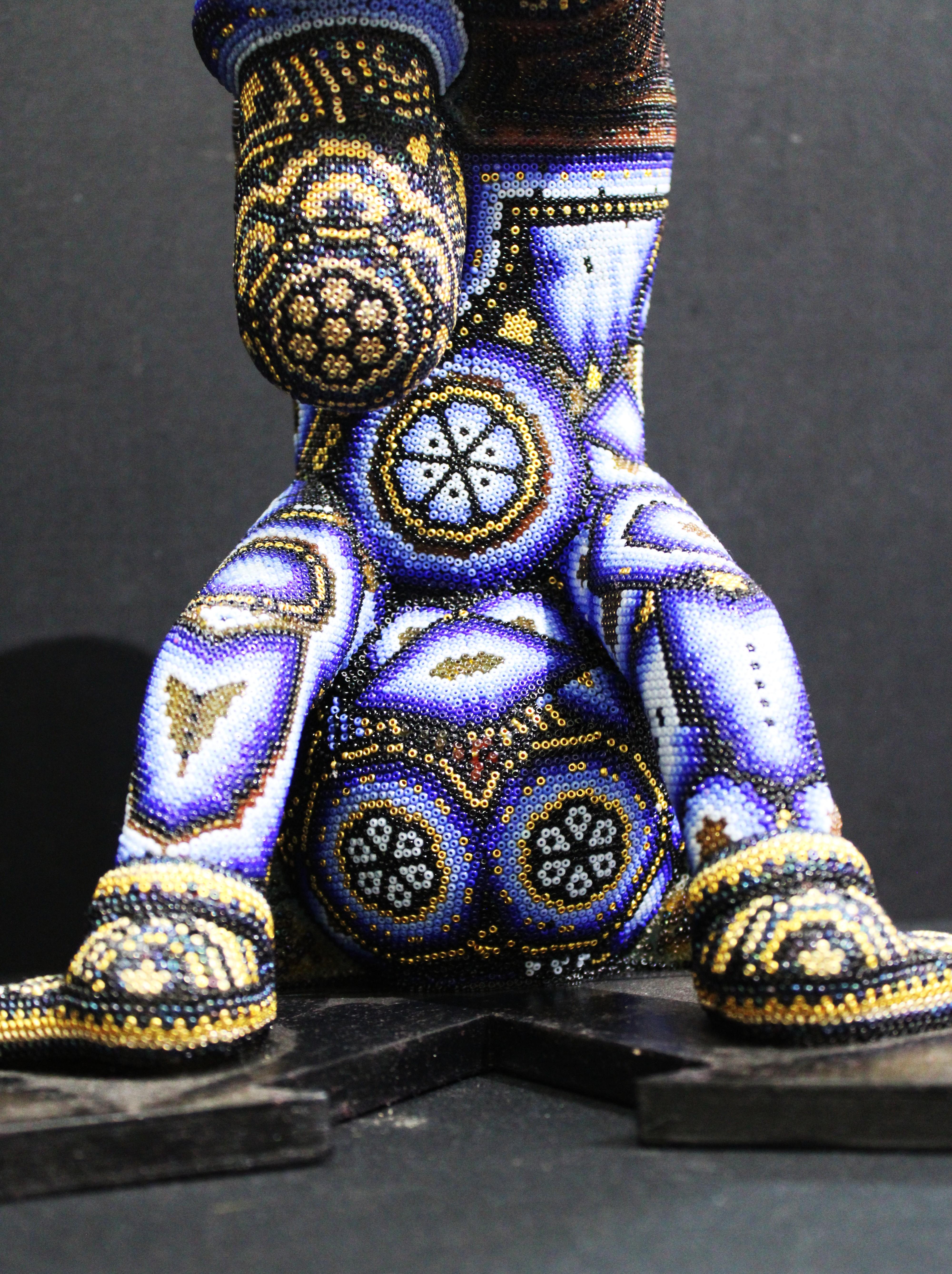 ALTERATION ART . . . is a collaboration process between Rick Wolfryd, fine artist and art dealer with over 40 years experience, and various Mexican Huichol artists and Mexican Huichol art studios that Rick has been drawn to, after 10 plus years of