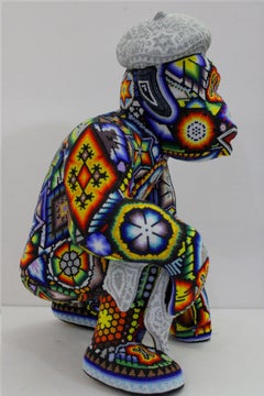 "In The Beginning Art" from Huichol Series