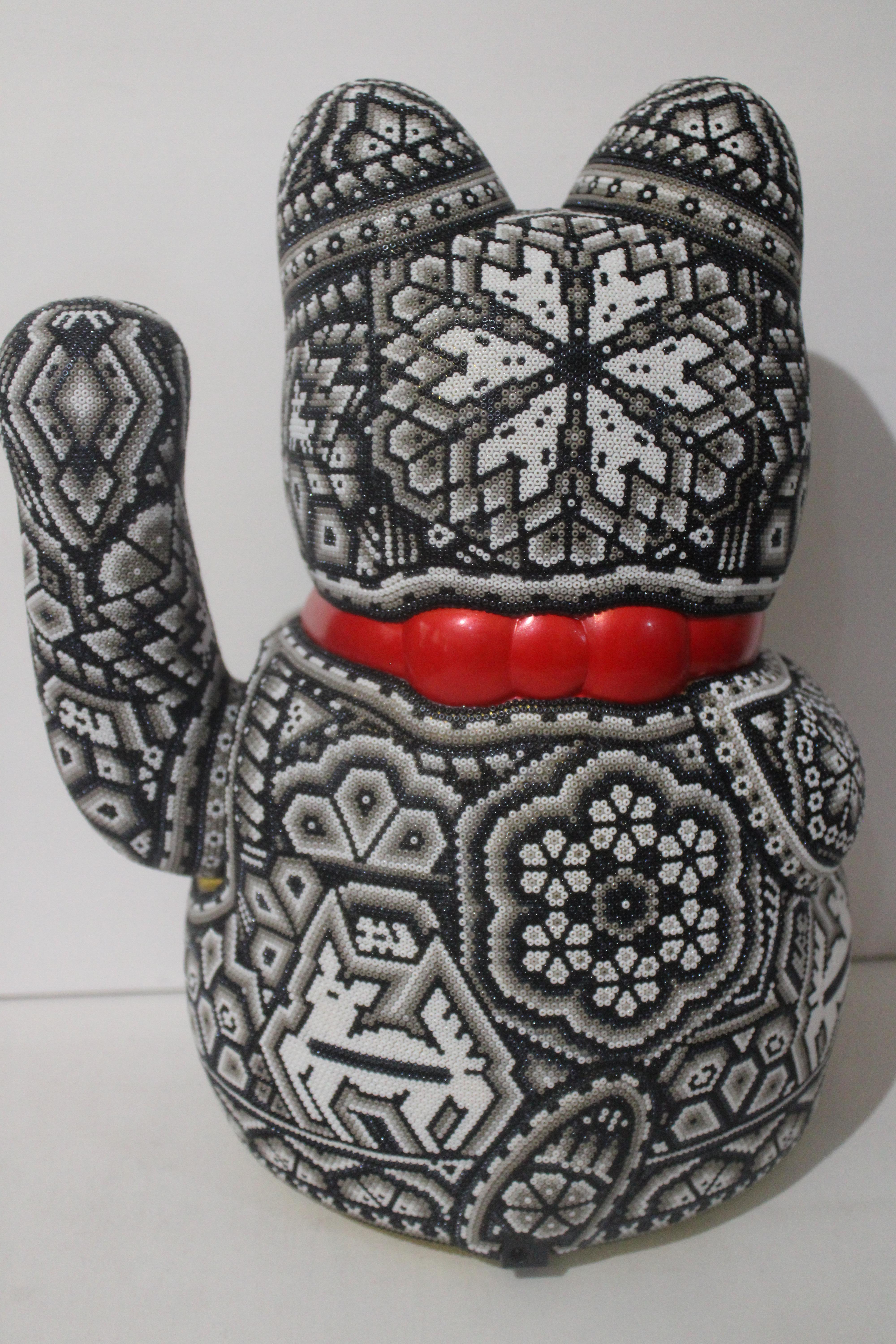 Large Money Cat from Huichol ALTERATIONS Series For Sale 2