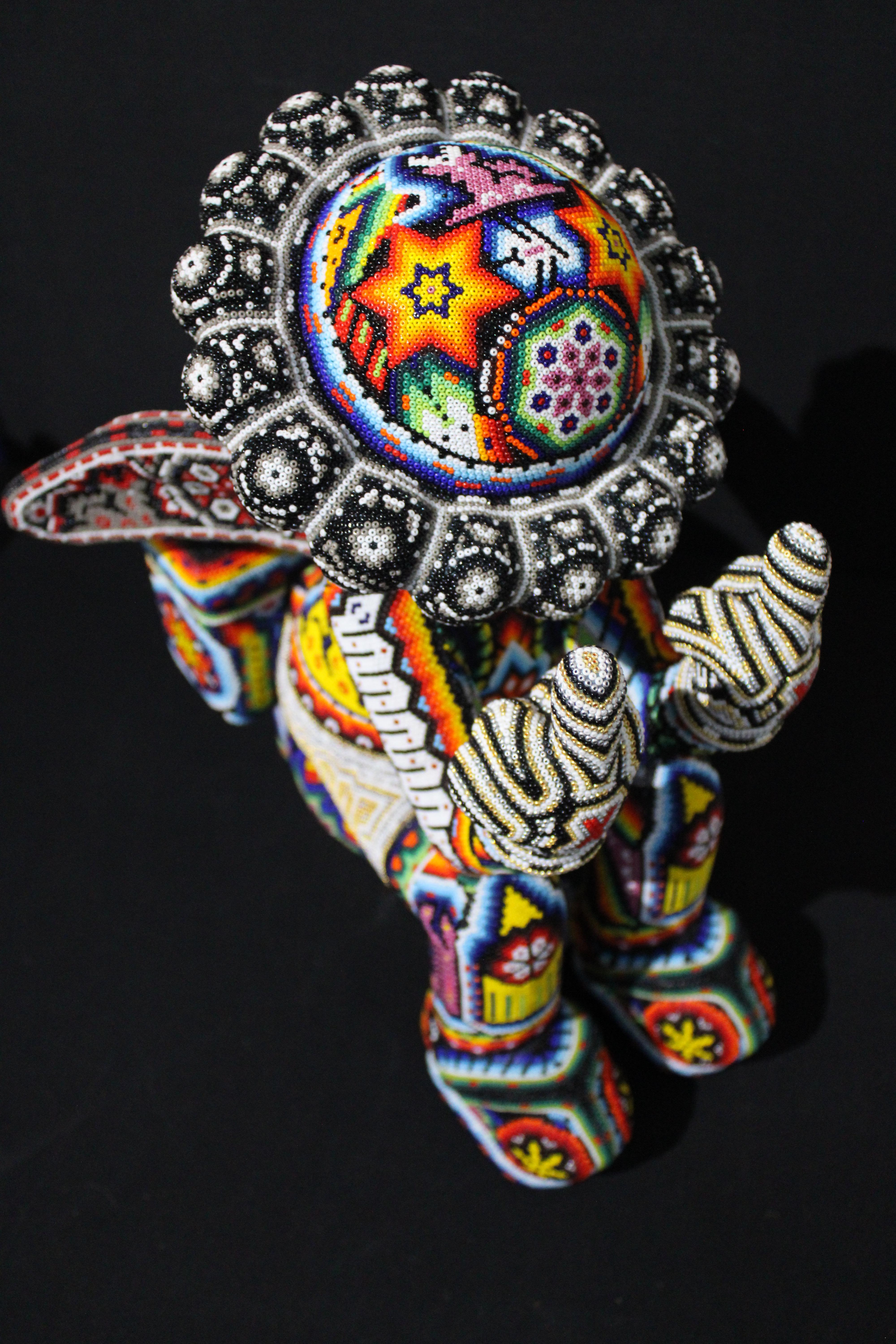 Last Word  Original Mexican Beaded Sculpture For Sale 3