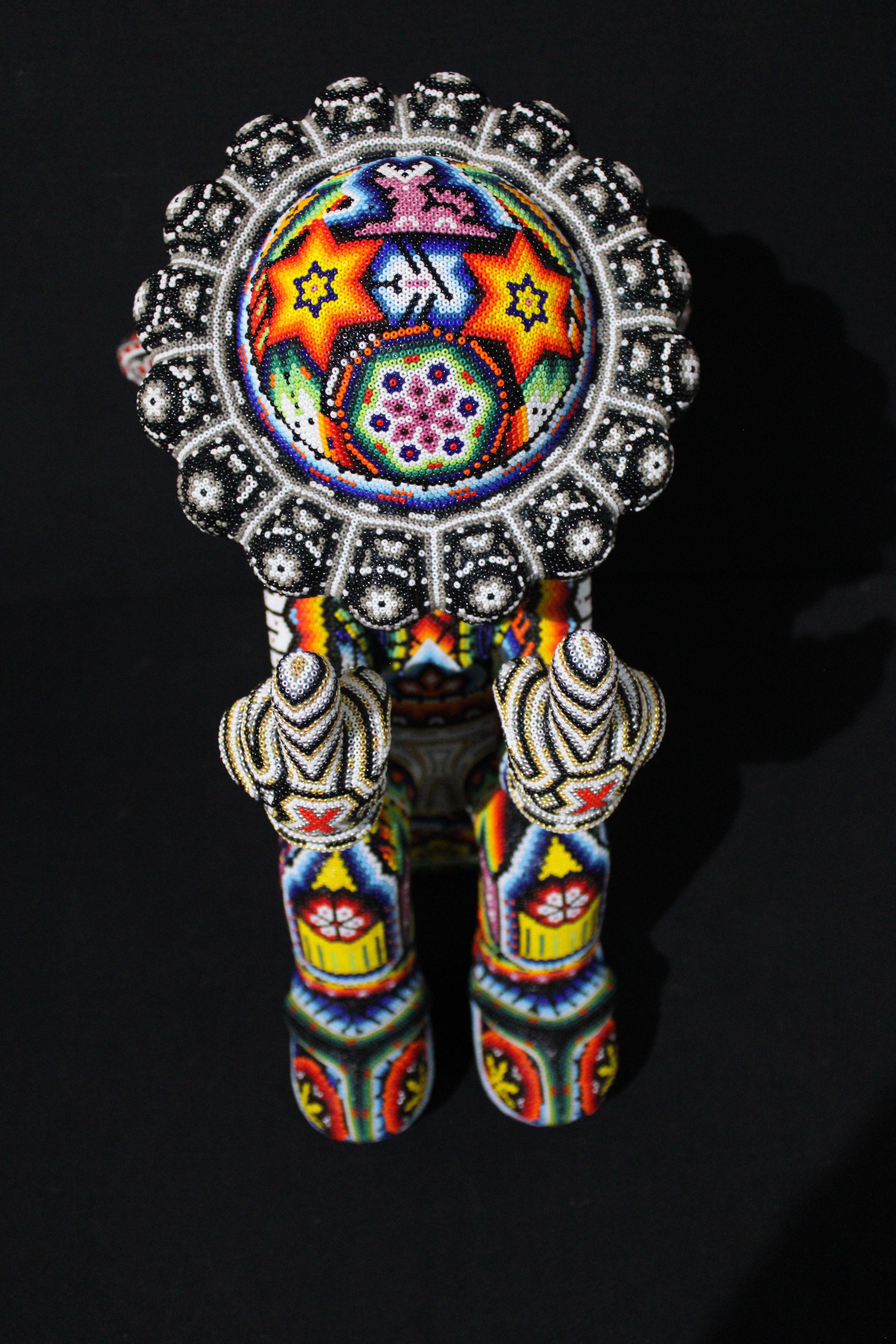 Last Word  Original Mexican Beaded Sculpture For Sale 5