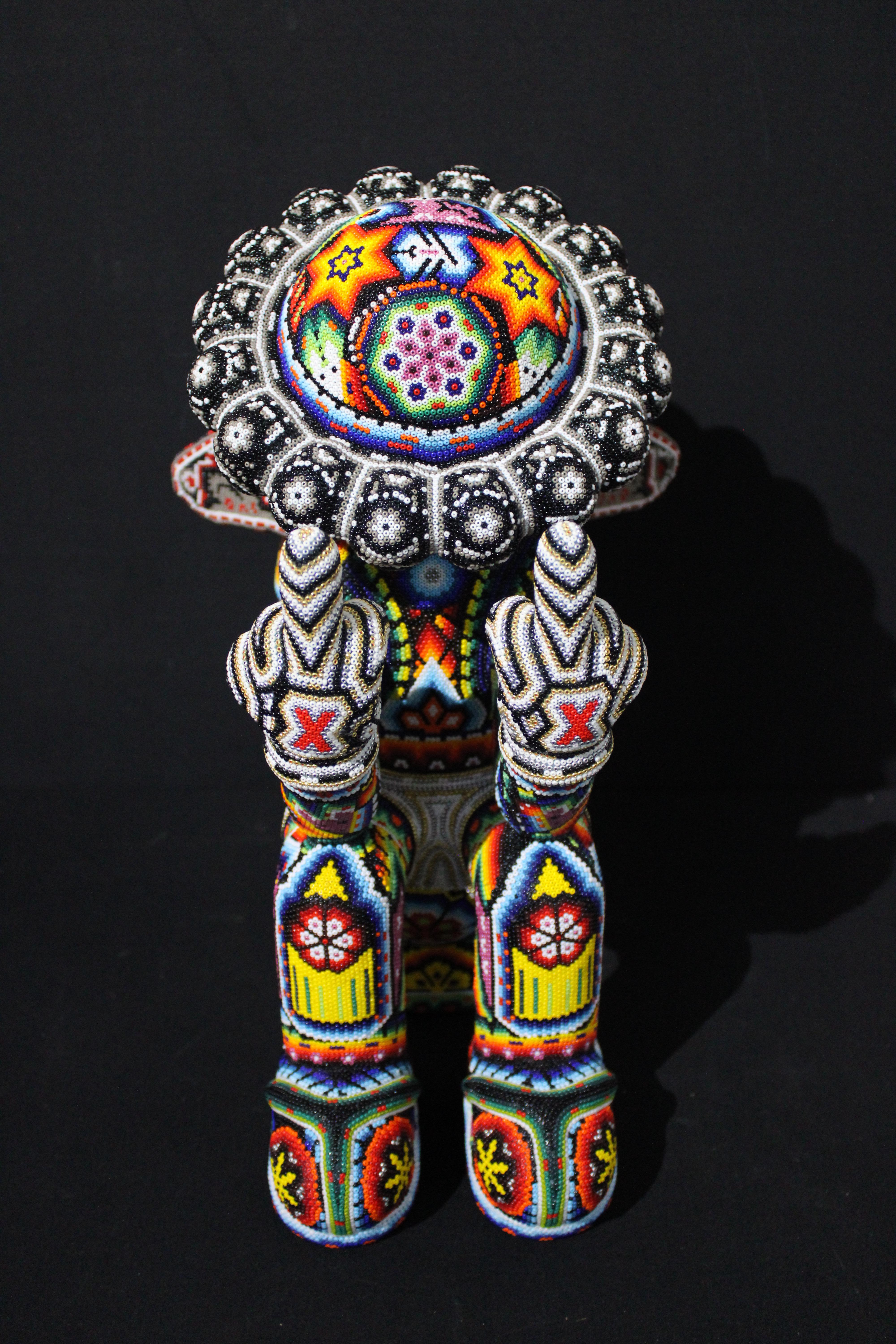 Last Word  Original Mexican Beaded Sculpture For Sale 6