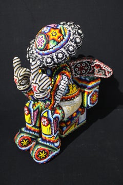 Last Word  Original Mexican Beaded Sculpture