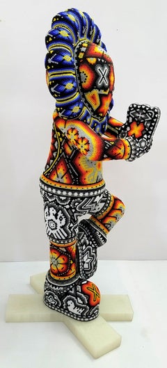 Meditation: Flower Child from Huichol Series