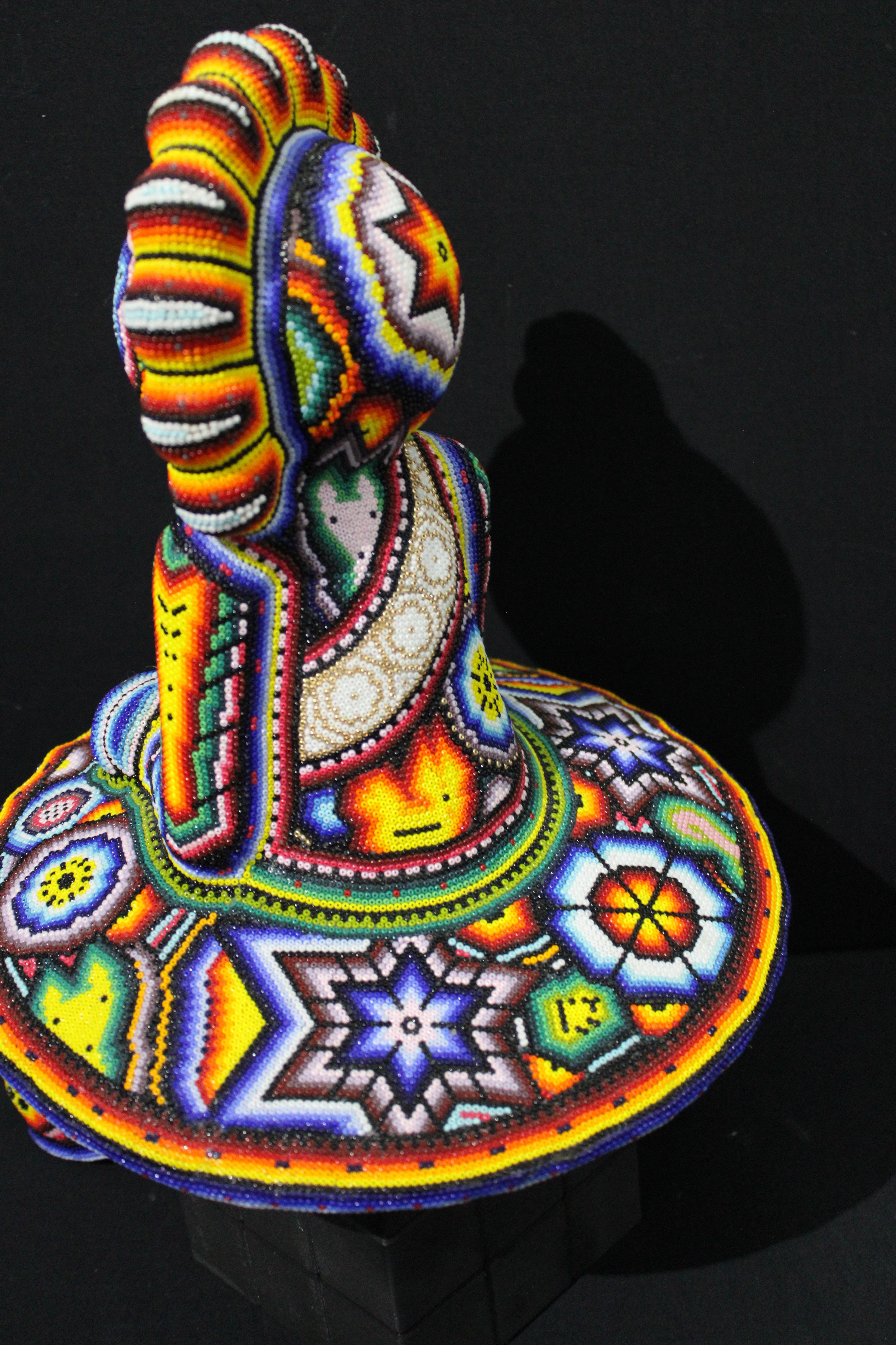Arte Huichol Mexicano con Cuentas 