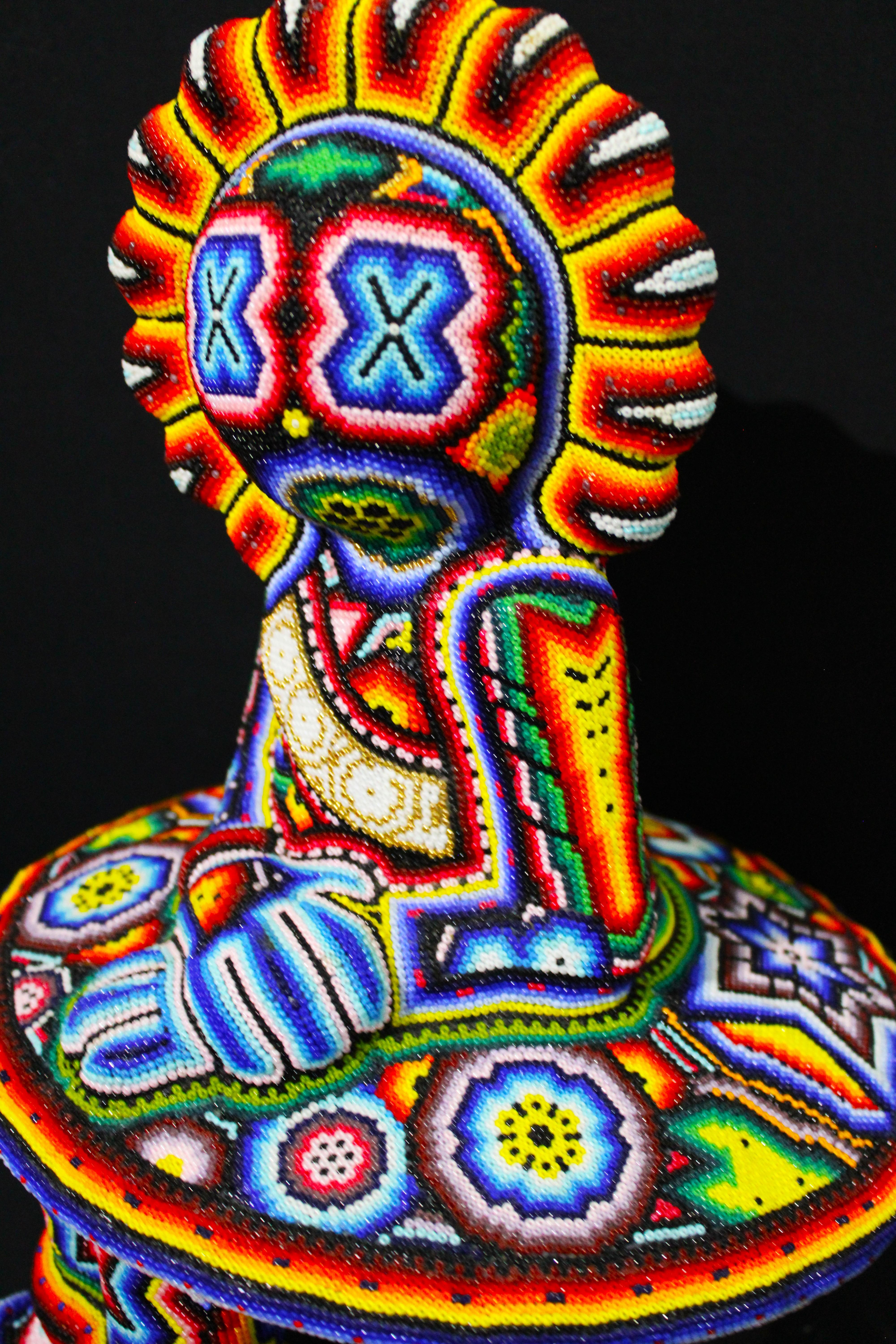 Arte Huichol Mexicano con Cuentas 
