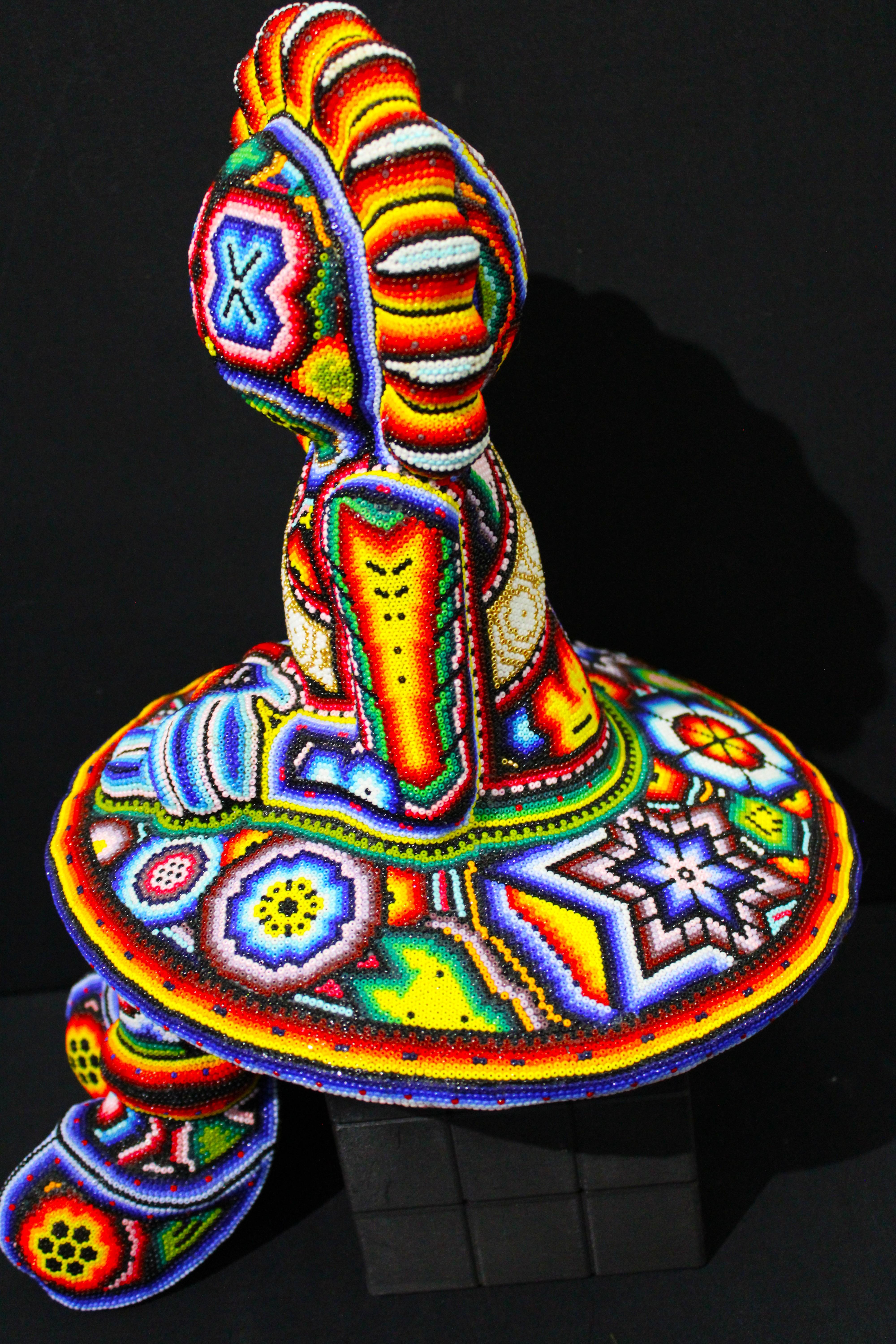 Arte Huichol Mexicano con Cuentas 