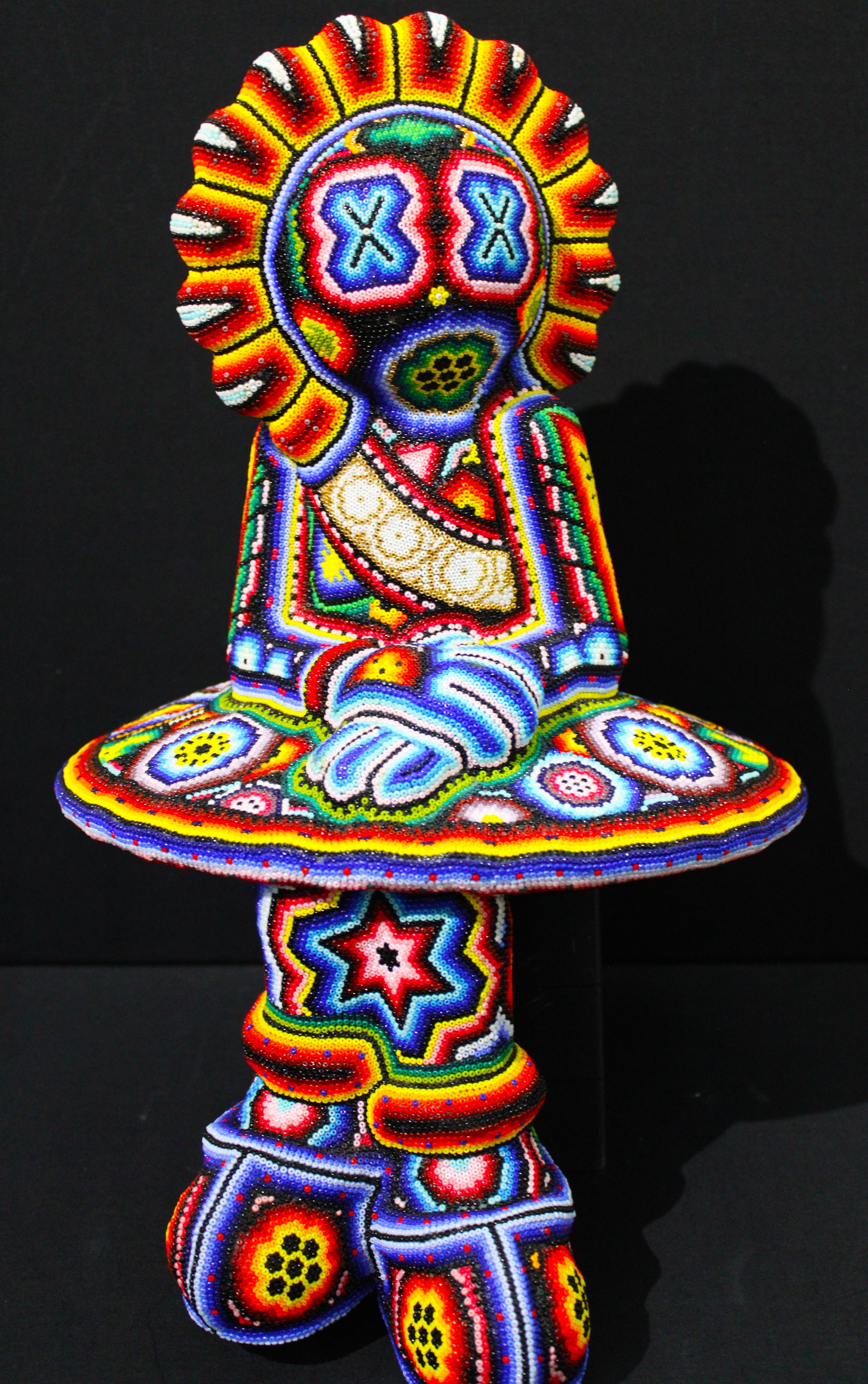 Arte Huichol Mexicano con Cuentas 