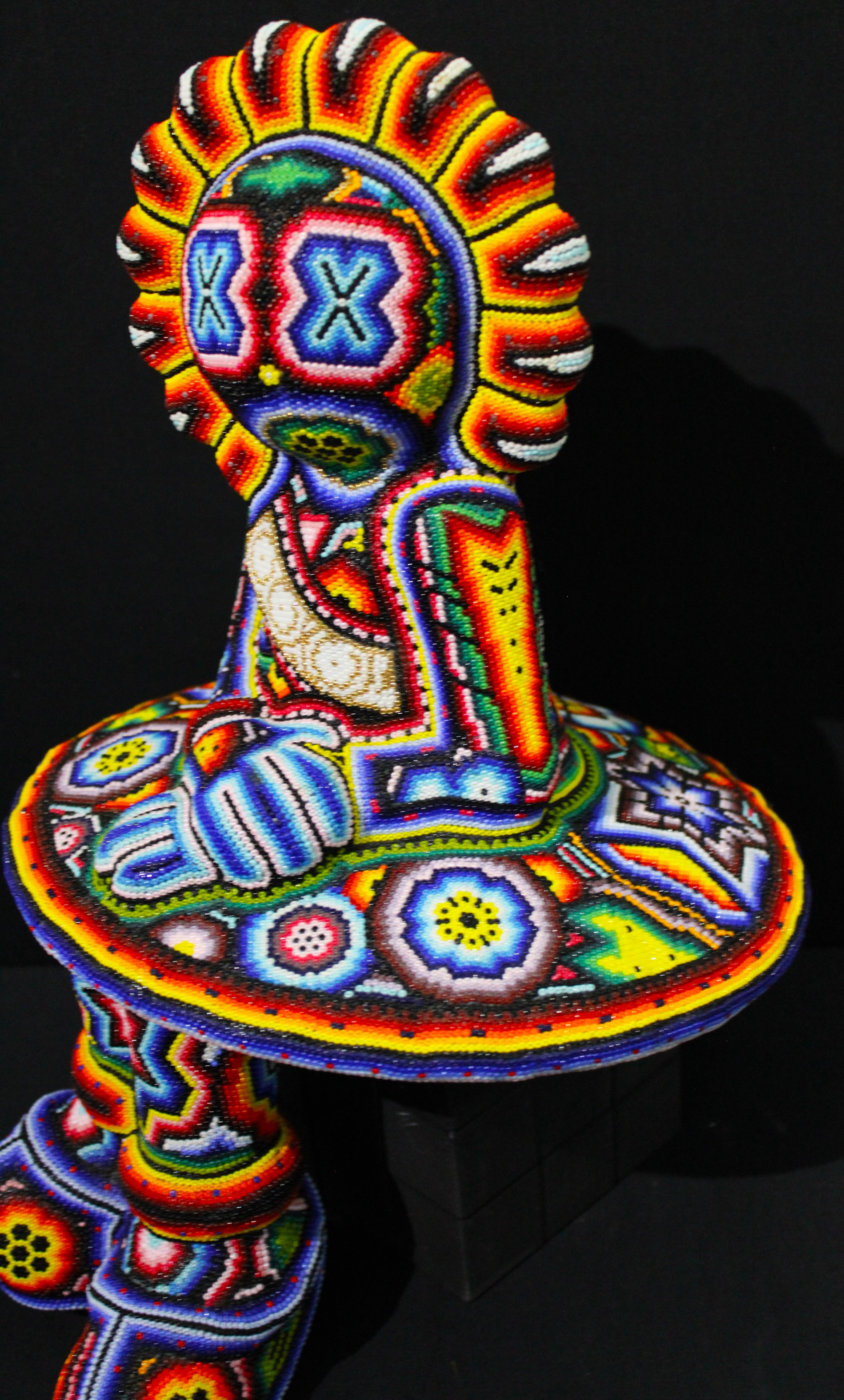 Arte Huichol Mexicano con Cuentas 